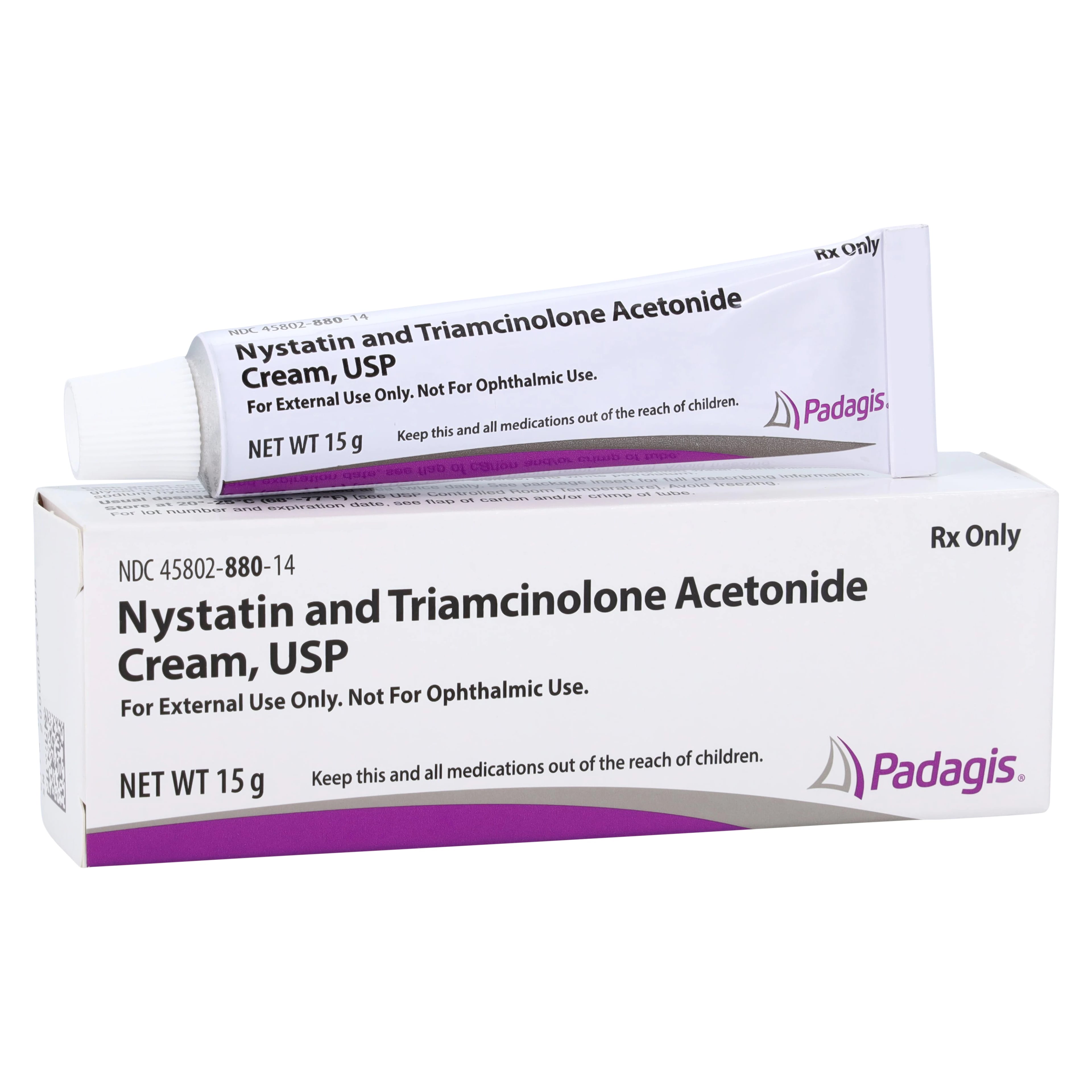 Nystatin/Triamcinolone Topical Cream, 100MU/GM/0.1%, 15g Tube