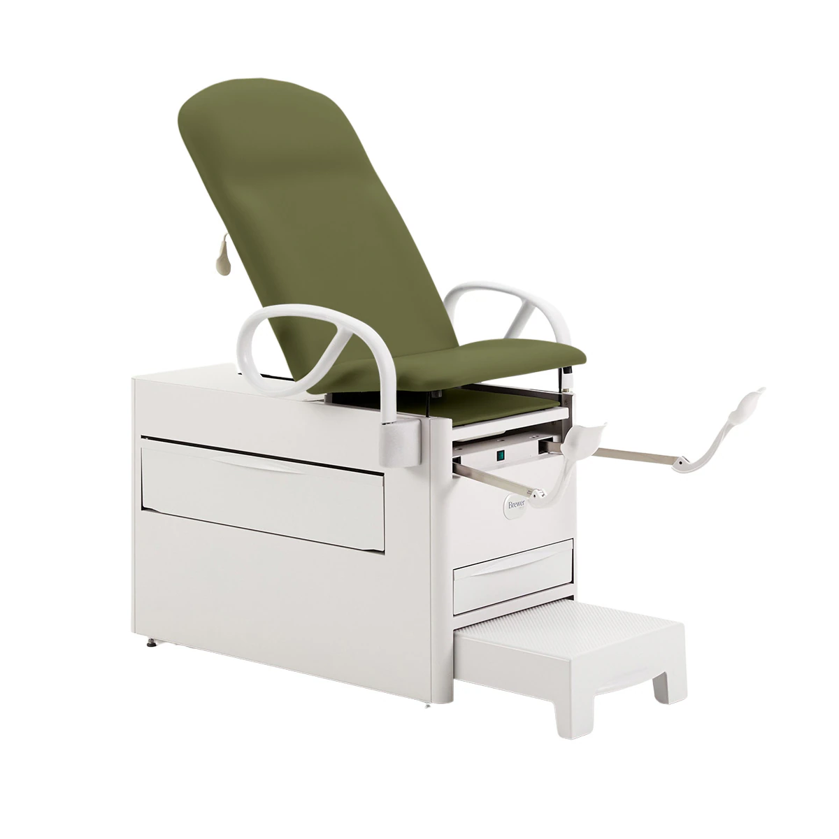 Brewer Versa Exam Table with Hand Control, Step, Tilt, Electric, and Warm Function (Ivy)