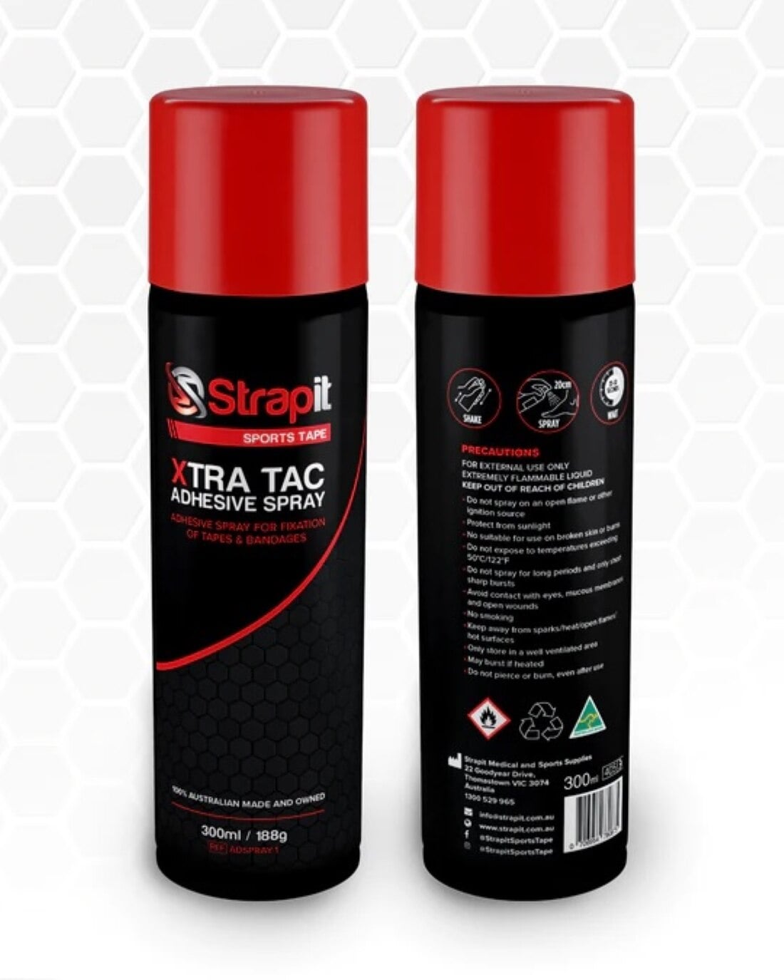 Strapit Pre-Tape Adhesive Spray, 1 Each