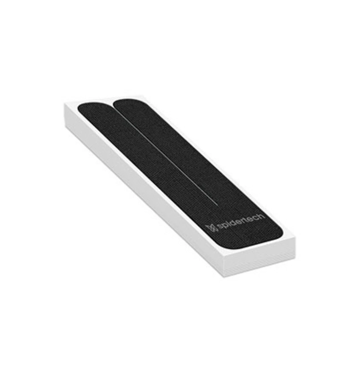 SpiderTech Kinesiology Tape Cotton, 2" x 8", Black, 40/Package