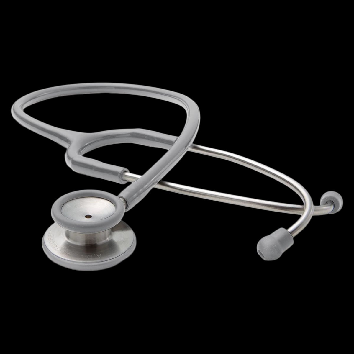 ADC Adscope 603 Classic Dual-Head Stethoscope, Adult, Gray, Single Lumen Tubing