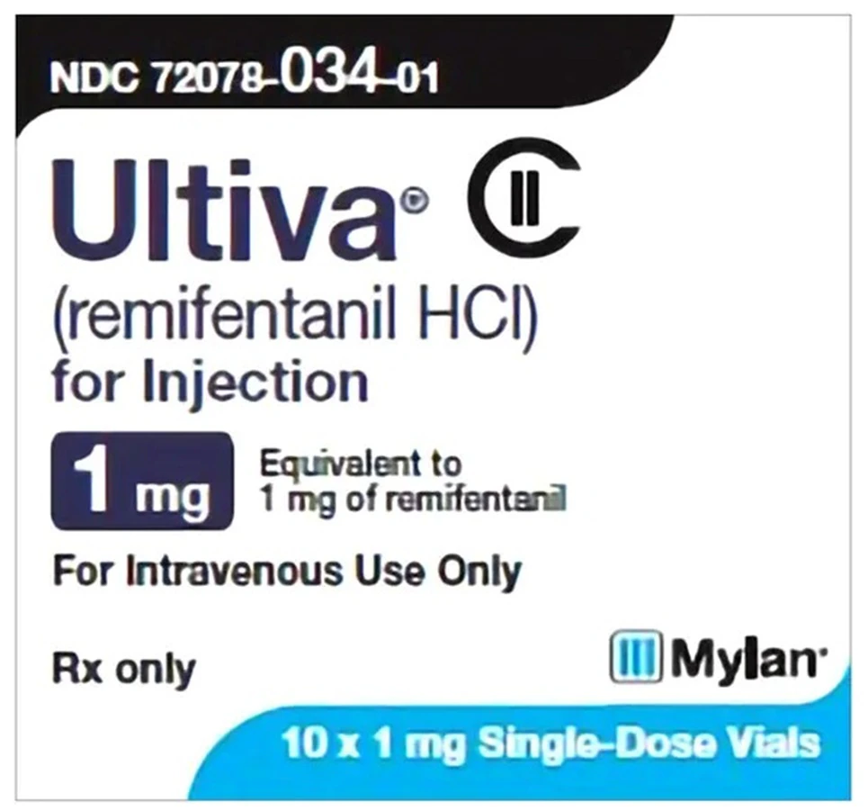 Ultiva Injection 1mg Powder SDV, 10/Package