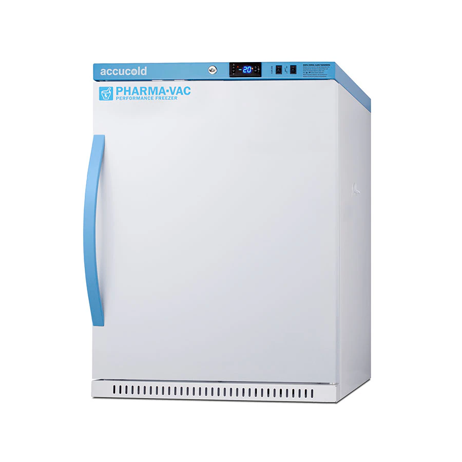 Accucold Vaccine/Pharmacy Freezer, Built-In Solid, 3.88 cu ft, Right Hinge/Reversible, -15 to -30°C, Manual Defrost