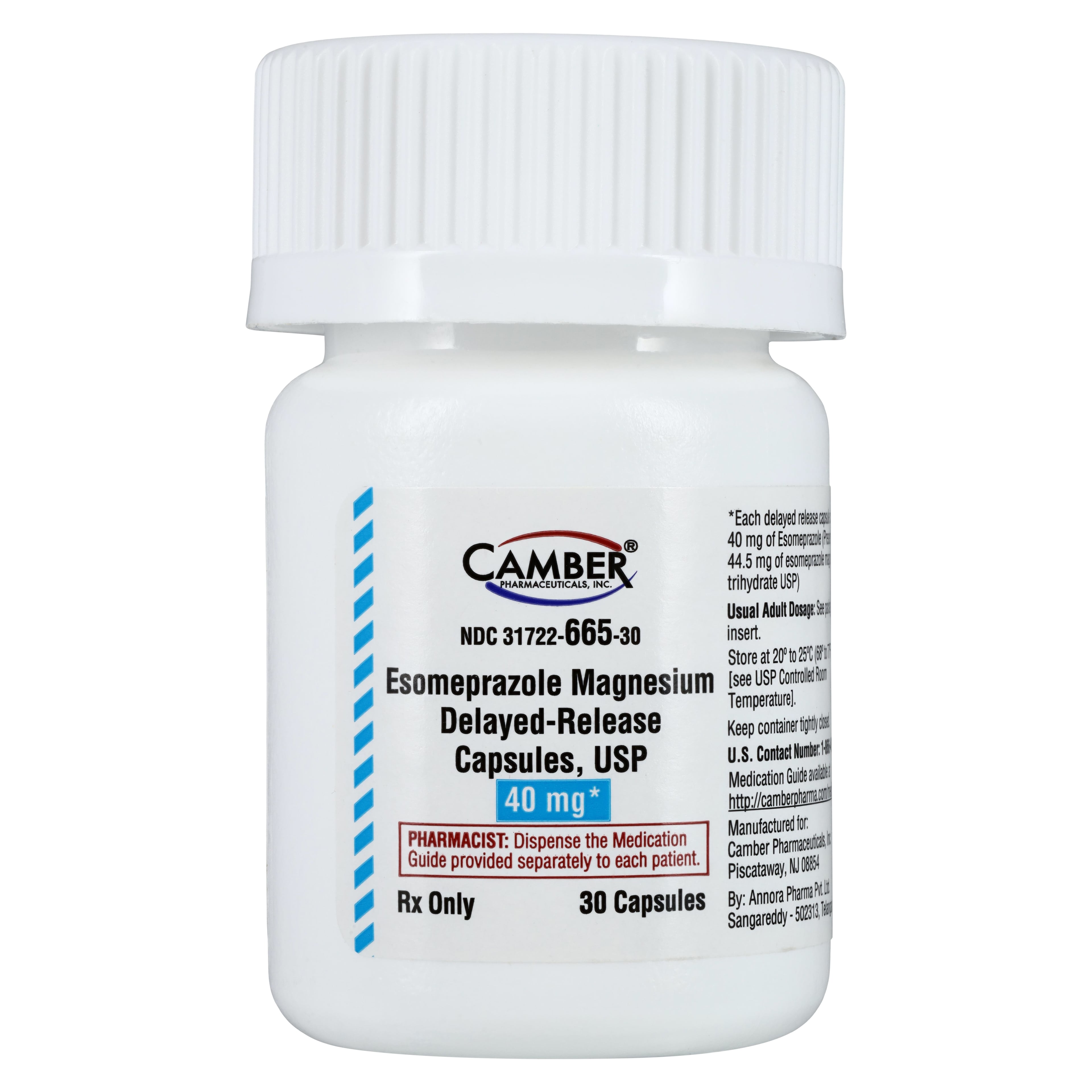 Esomeprazole Magnesium DR Delayed-Release Capsules, 40mg, 30/Bottle