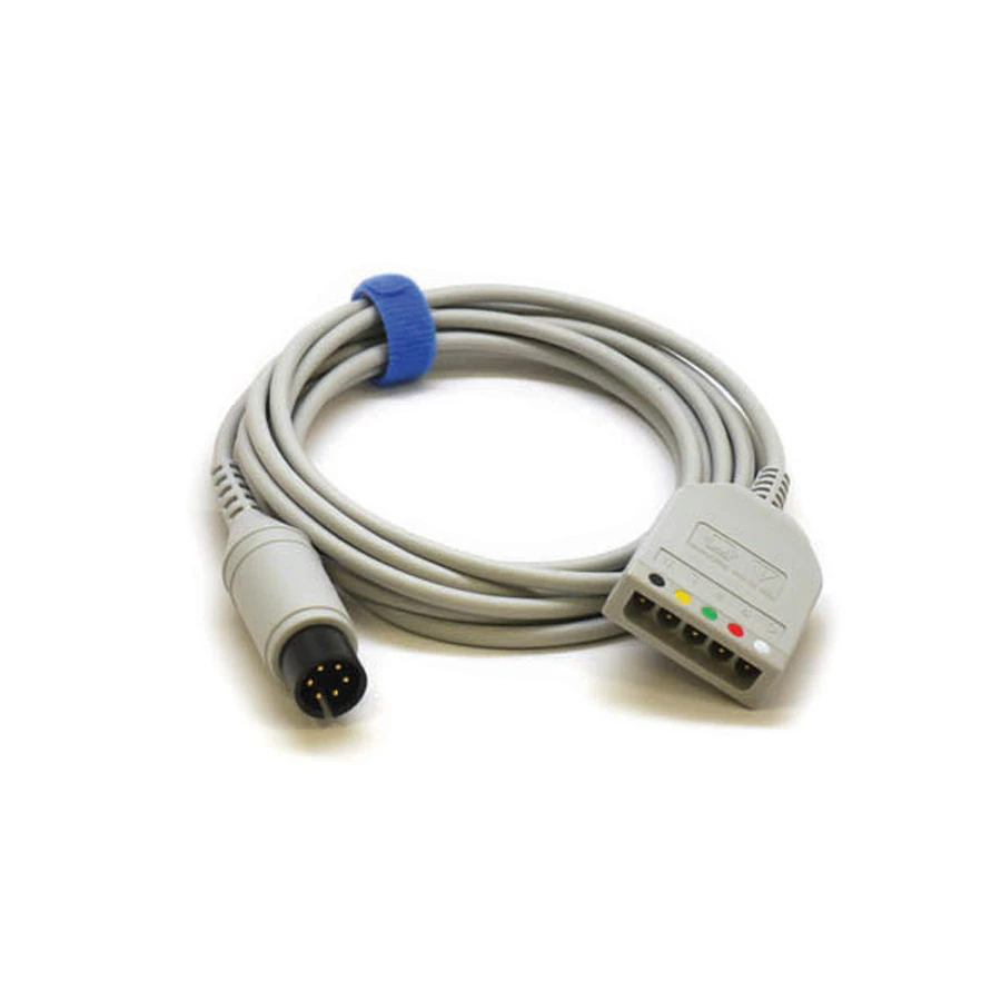 Mindray ECG Trunk Cable, 3/5 Lead, 6-Pin, Each