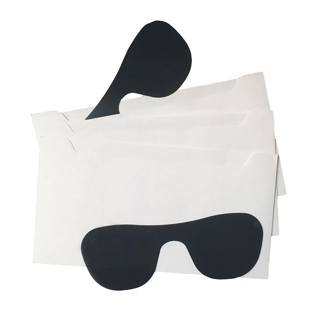 Amcon Flat Fit-In Dilation Glasses with Sleeves, Gray, 40x110mm, Medium/Large, 50/Box