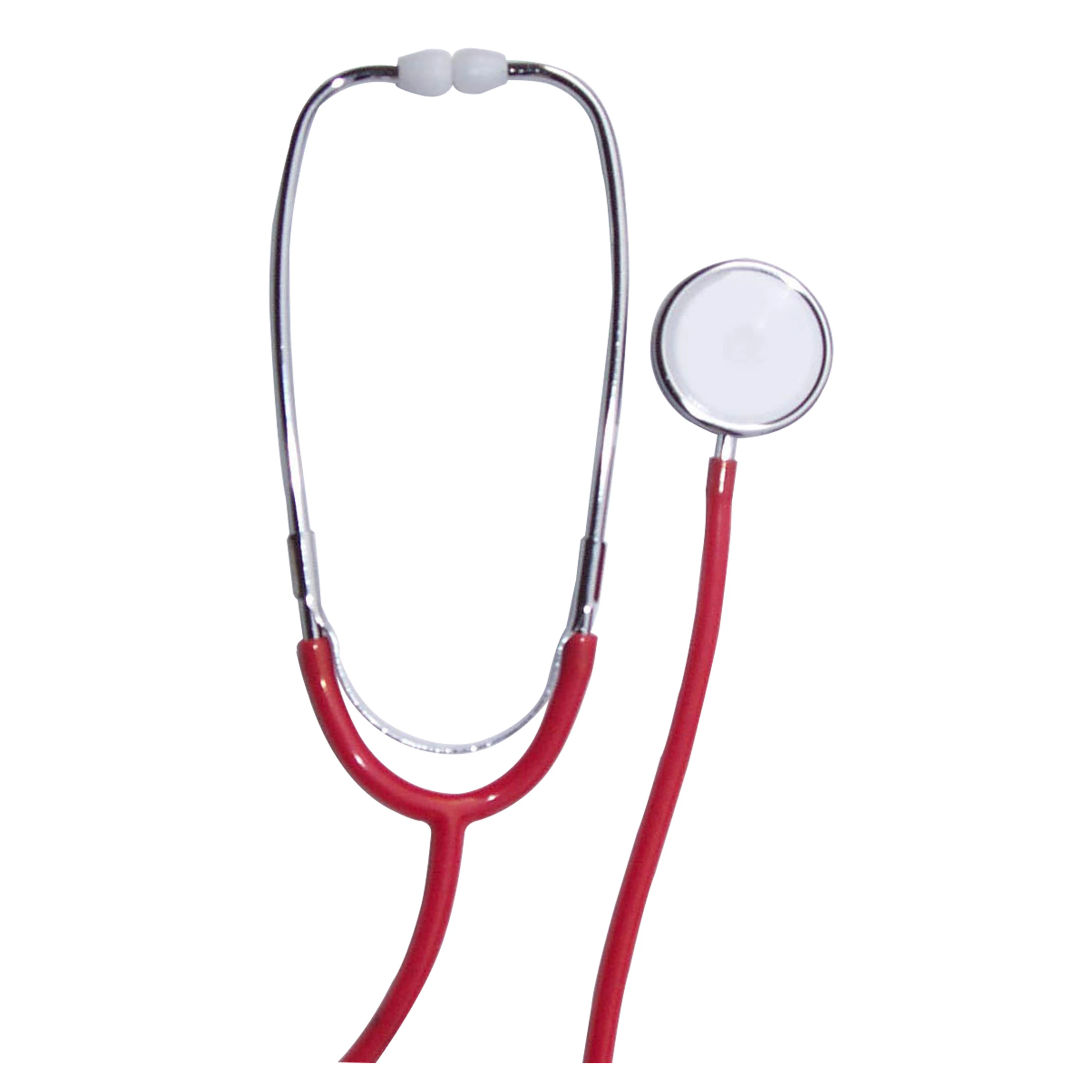 Tech-Med Single Head Stethoscope, Adult, Red, Each
