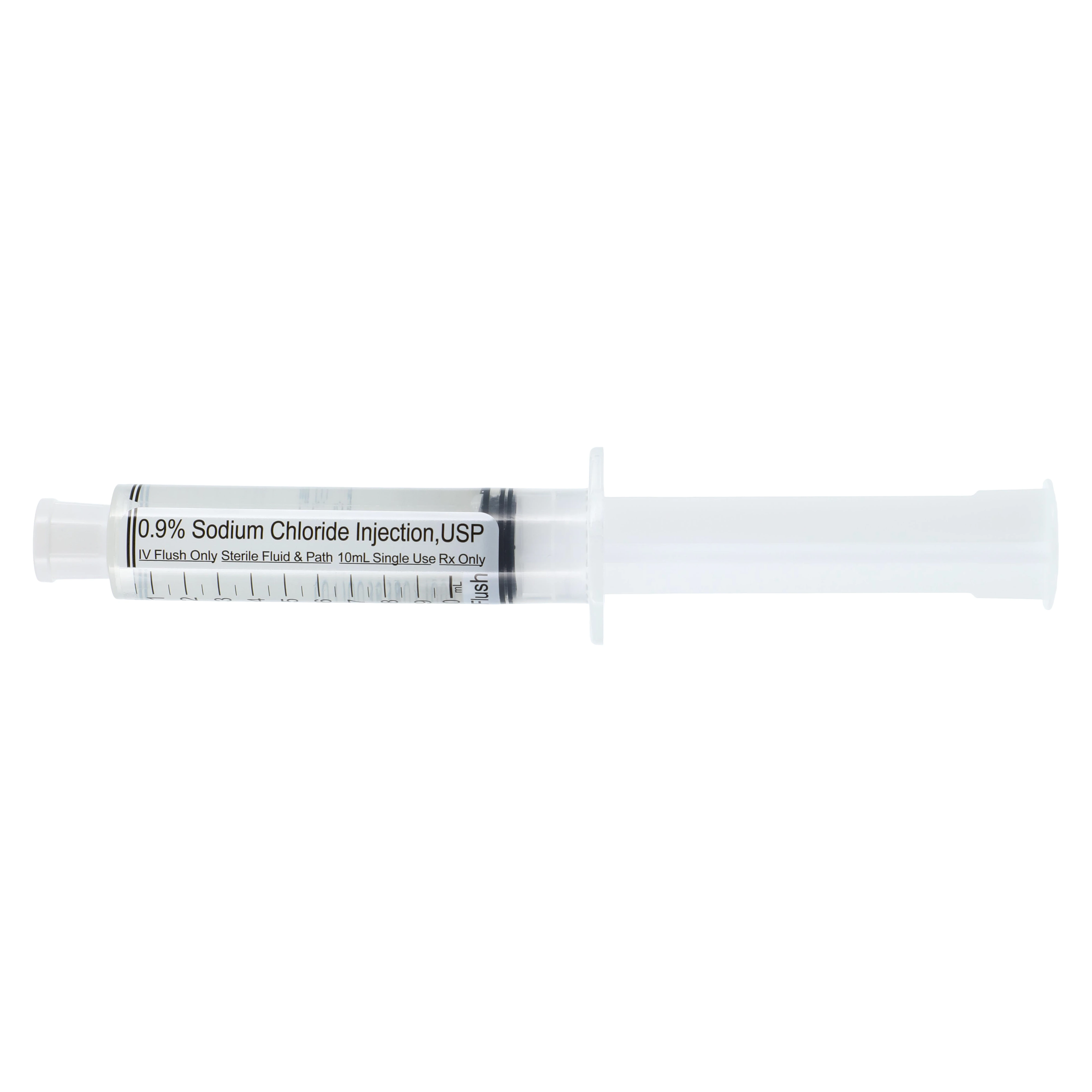 Medline Syringe IV Flush Solution, 10mL, Preservative Free, Prefilled Syringe, 3mL, 30/Package