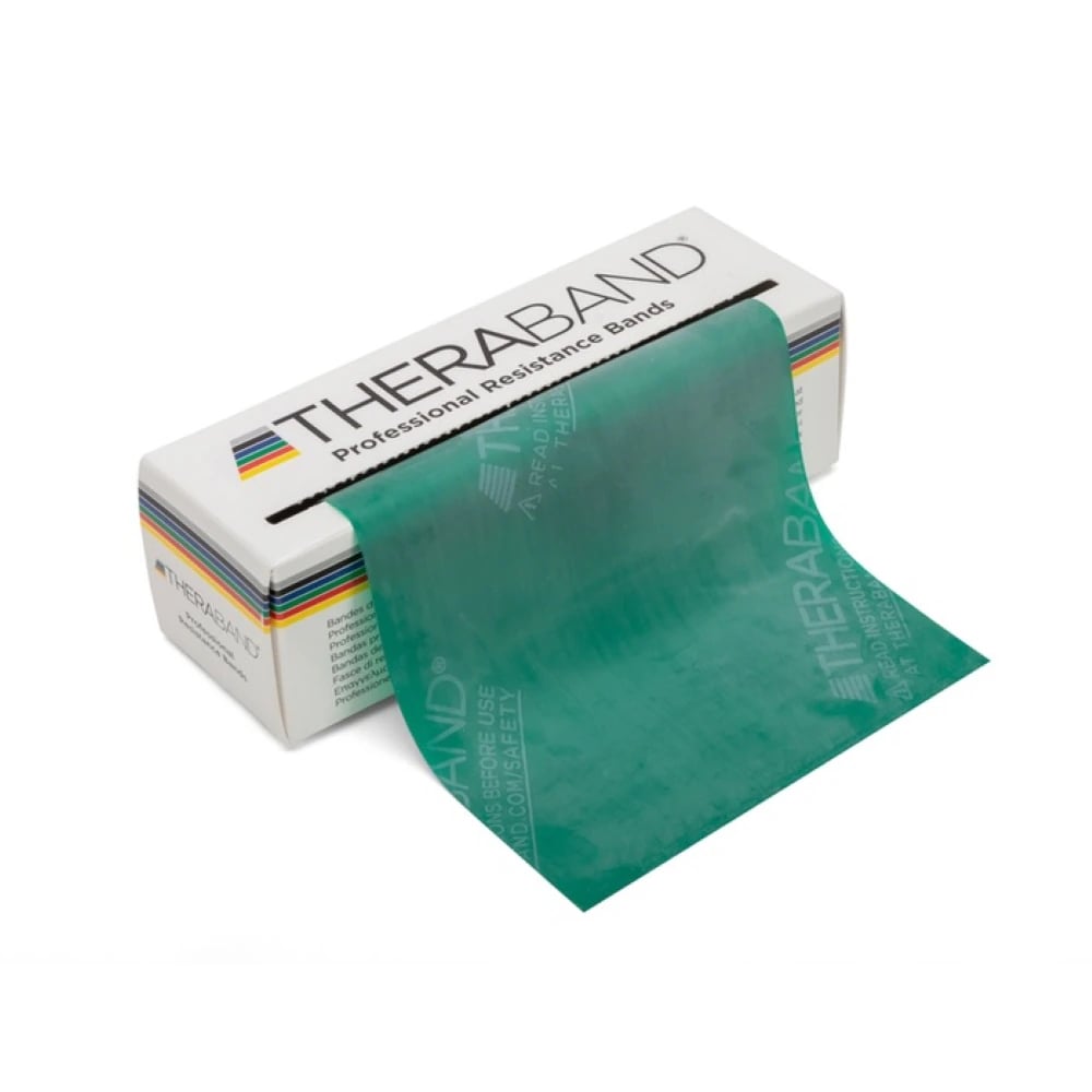 TheraBand Exercise Band, Level 3 Green, Heavy Resistance, Each