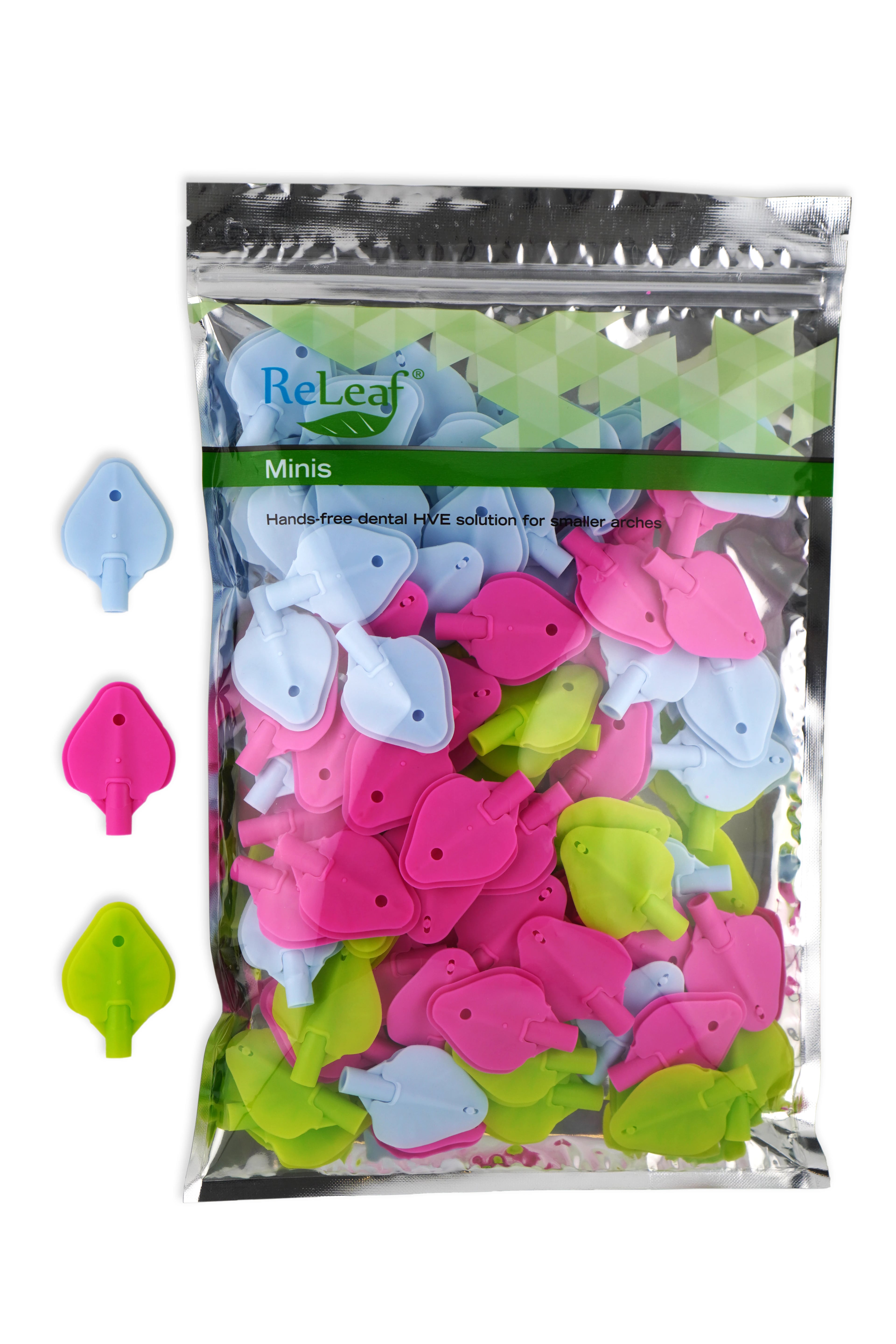 ReLeaf Mini Leaves, HVE, Assorted Colors, 100/Pk, RLF10096