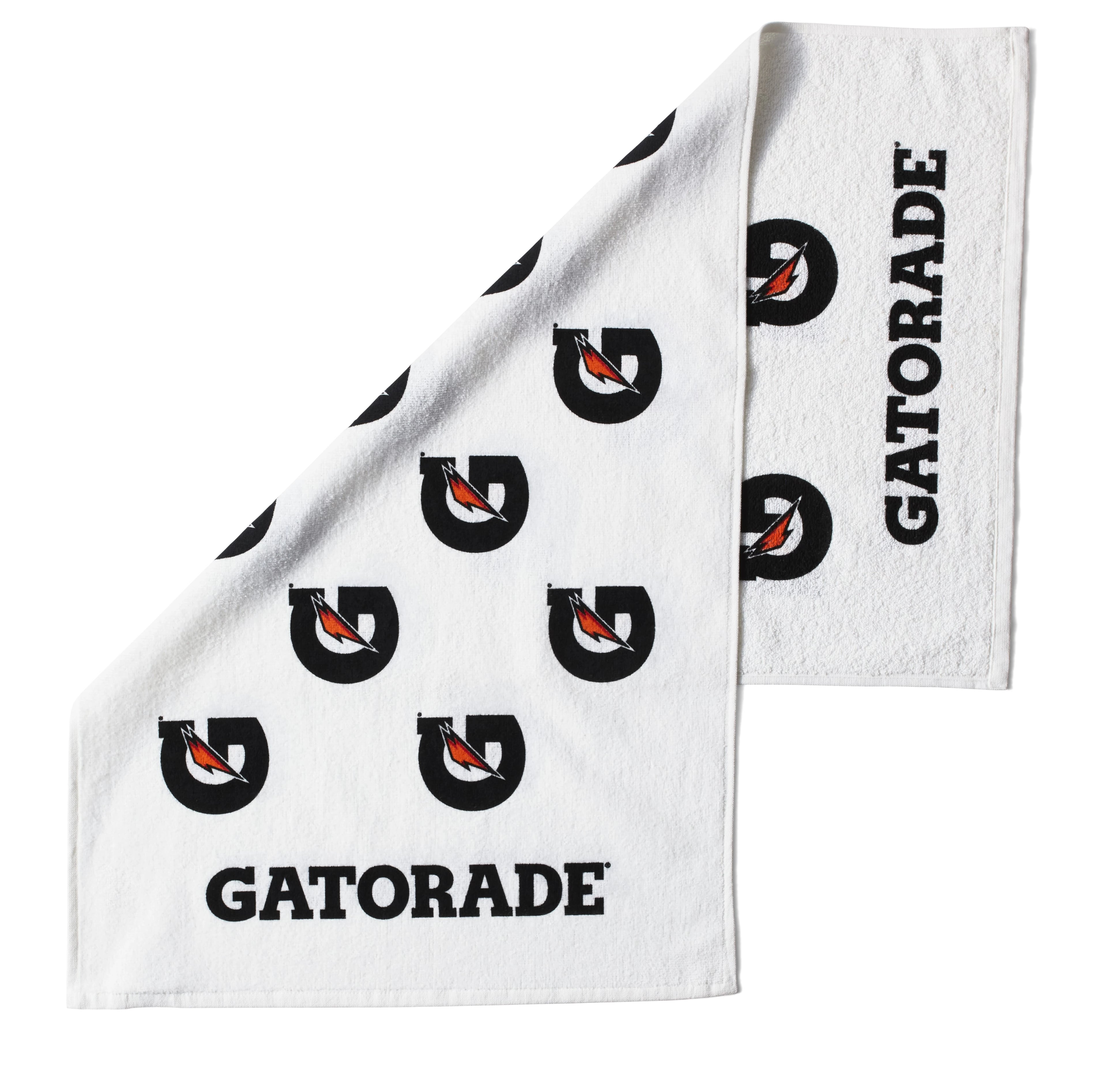 Gatorade Sideline Towel, White, Cotton/Polyester, 22" x 42"