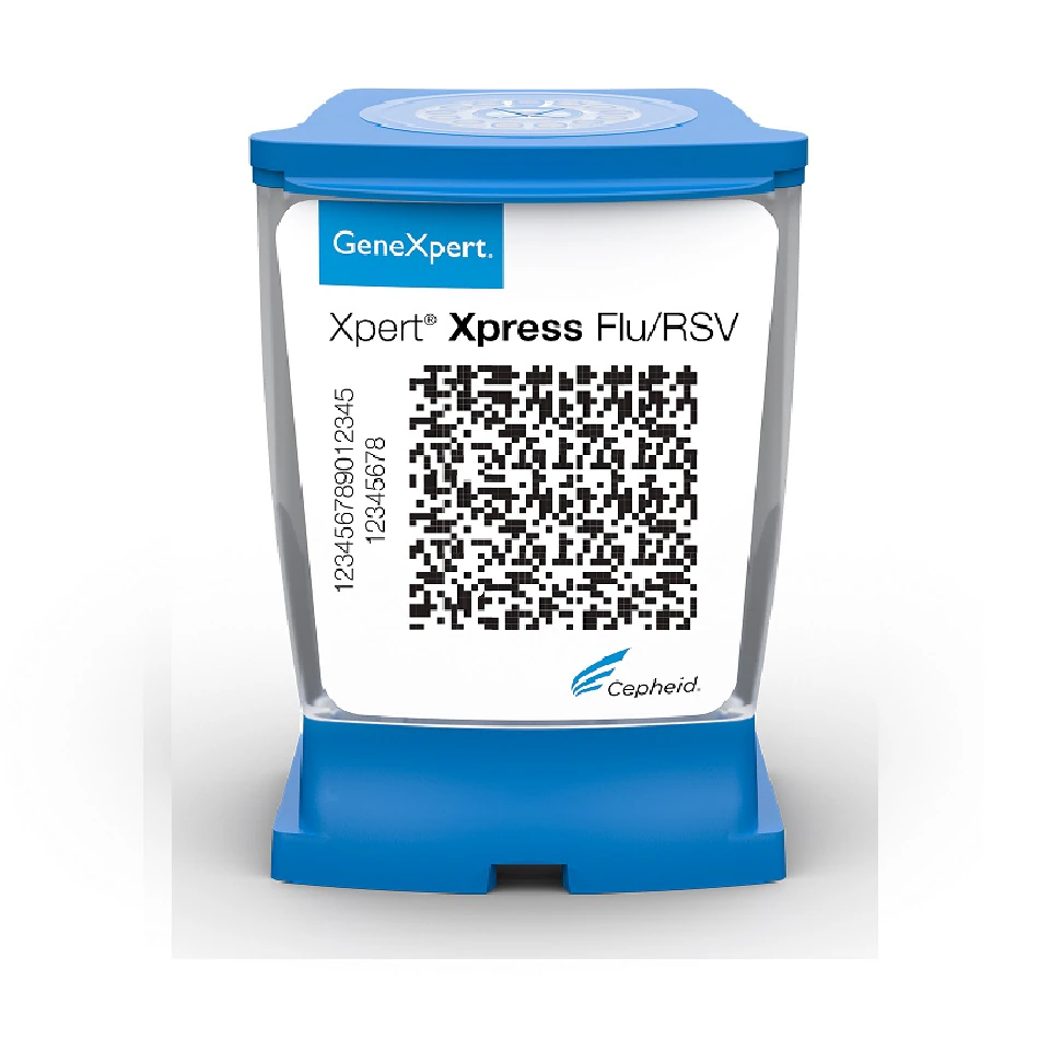 Cepheid Xpert Xpress Flu/RSV Test Kit, CLIA Waived, 10 Tests/Box