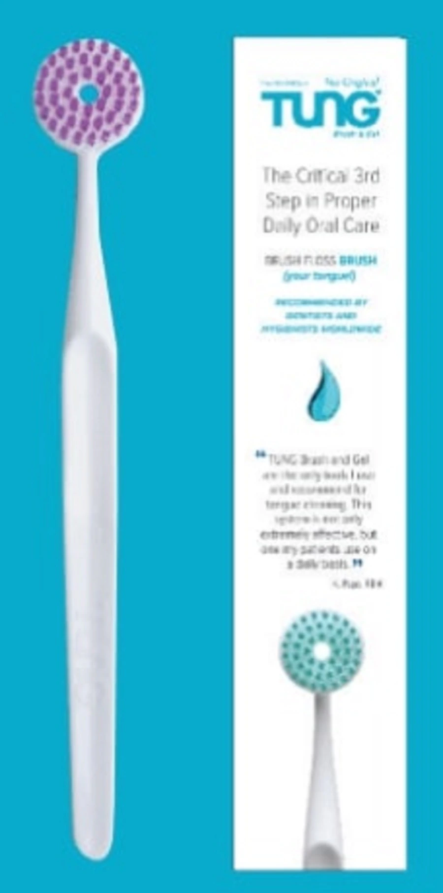 TUNG Brush Patient Give-Away Bundle Tongue Cleaner, Adult, Assorted Colors, 72/Case