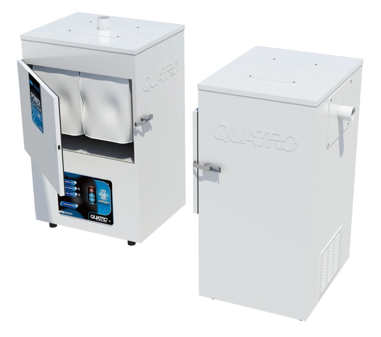 Quatro Air Technologies PowerStation 2 CAD/CAM Dust Collector (No Cabinet), 110-120V, PS2 Brushless (Cable Extra)