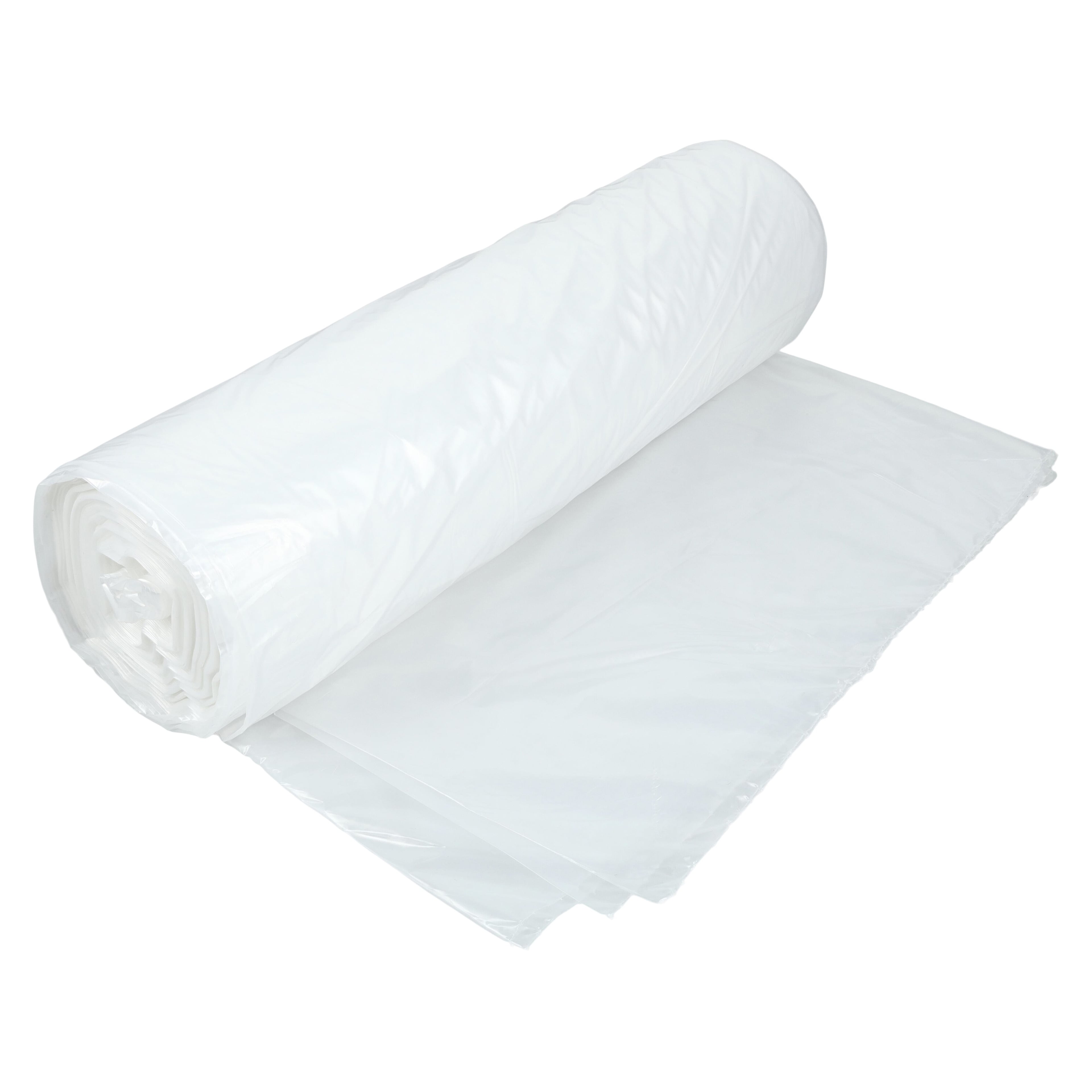 Medline Clear Low-Density Trash Can Liners, 40" x 46", 125/Case
