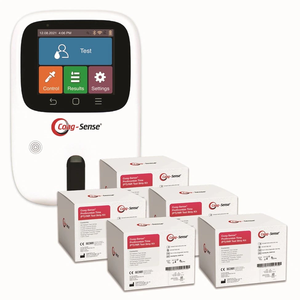 Coag-Sense PT2 PT/INR Monitoring System Promo (Meter + 50 Test Strips)