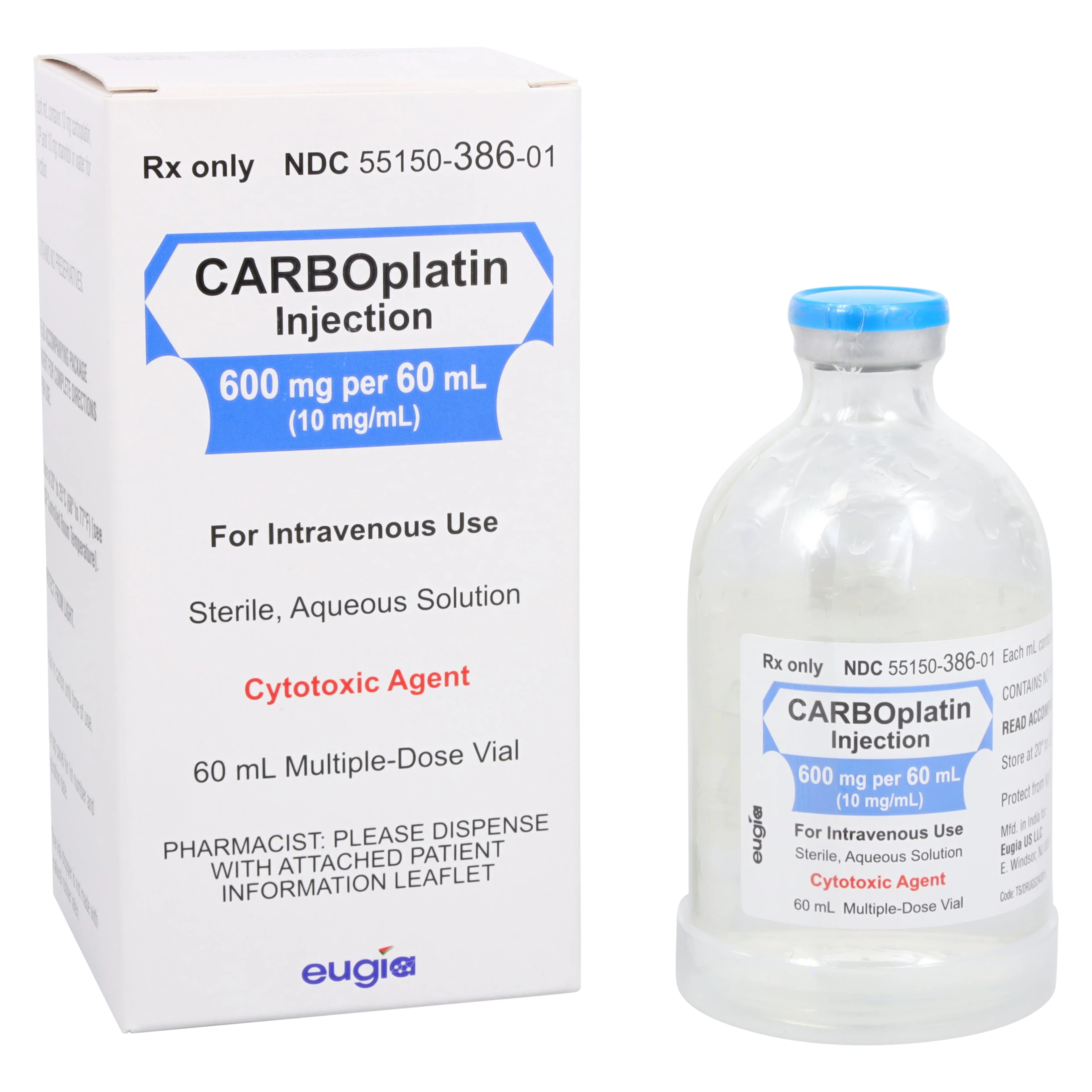 Carboplatin Injection 10 mg/mL, Multiple-Dose Vial, 60 mL (Eugia US LLC)
