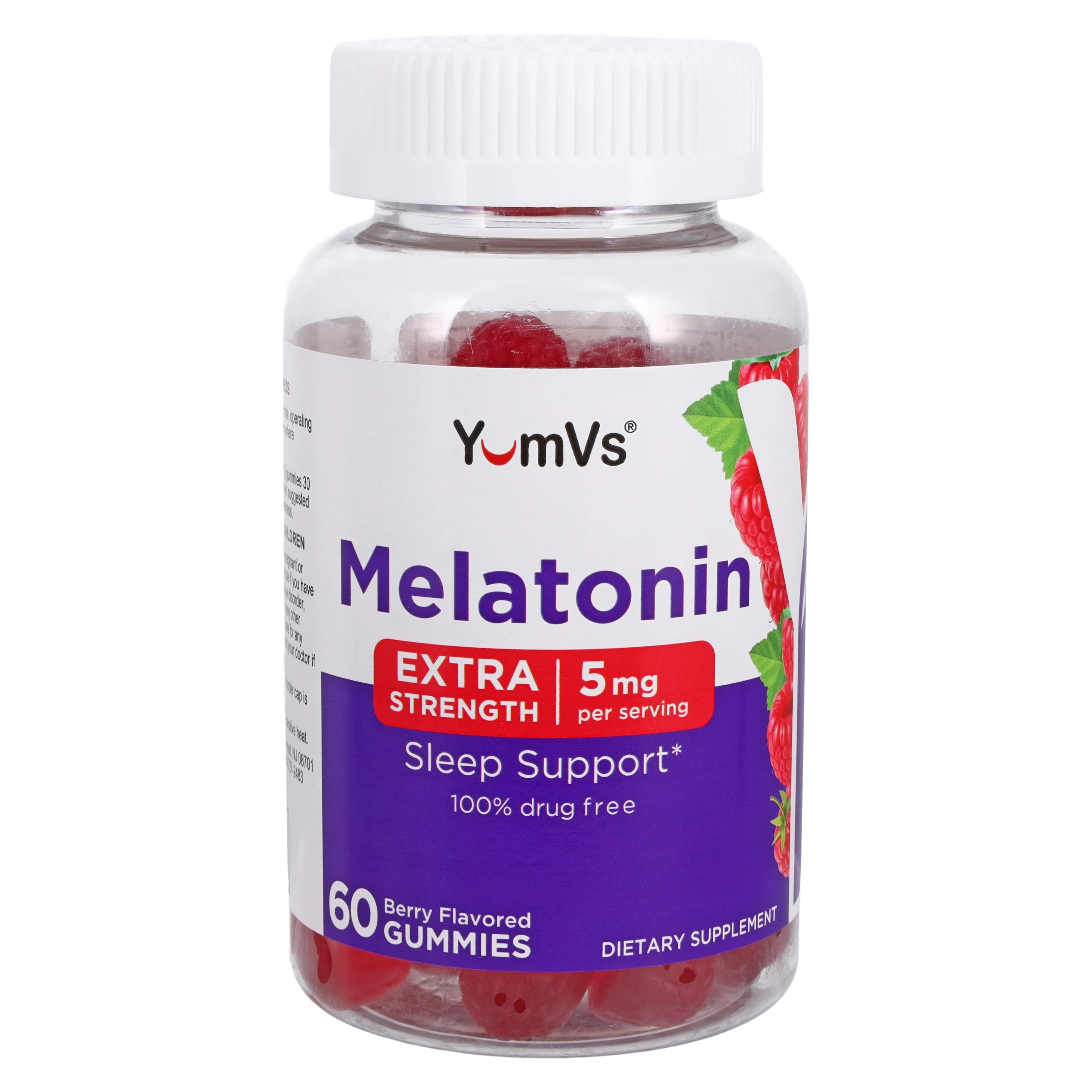 Geri-Care Melatonin Extra Strength Gummy, 5 mg, 60 Gummies per Bottle