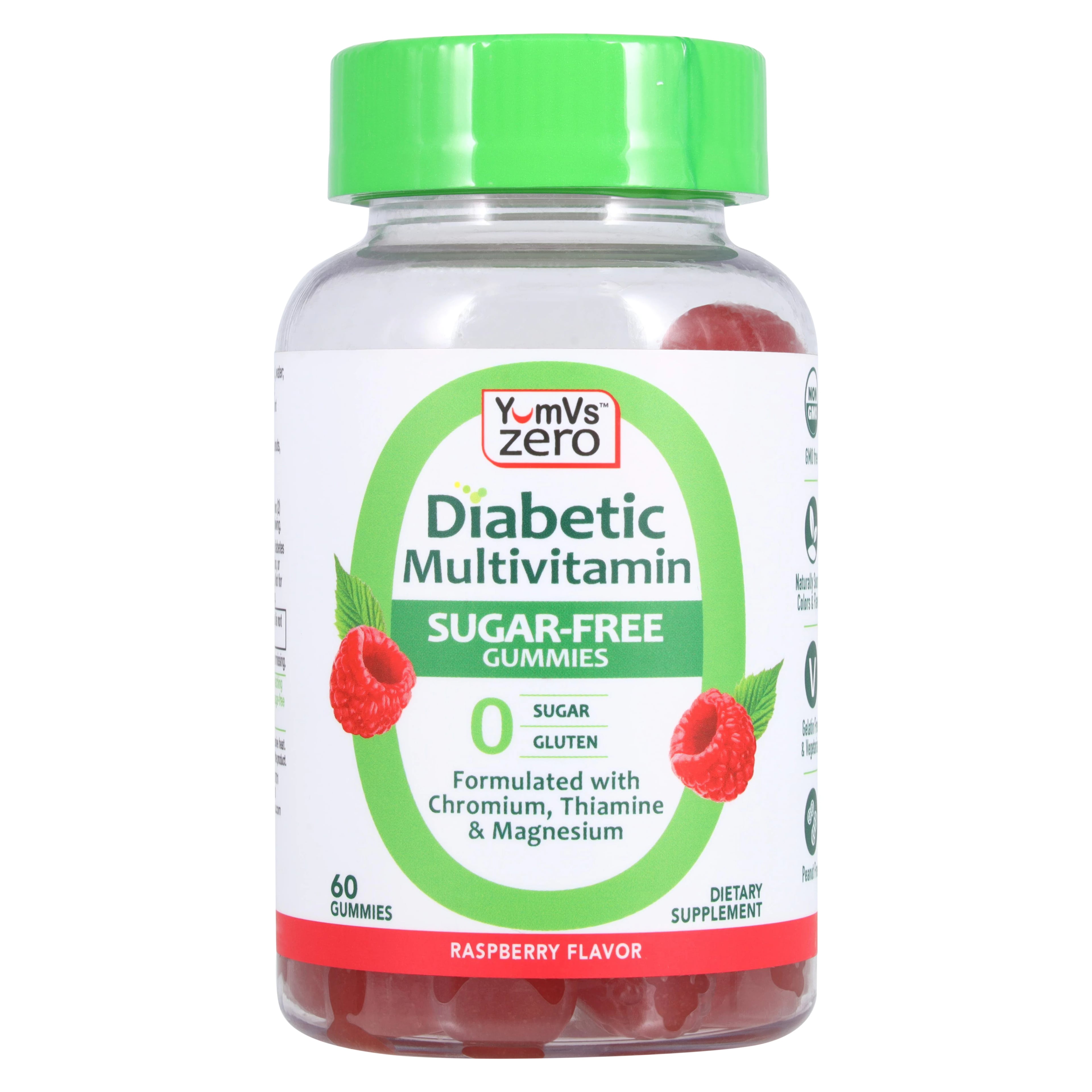 Geri-Care Diabet Multivit Sugar Free Gummy, 60 Count Bottle