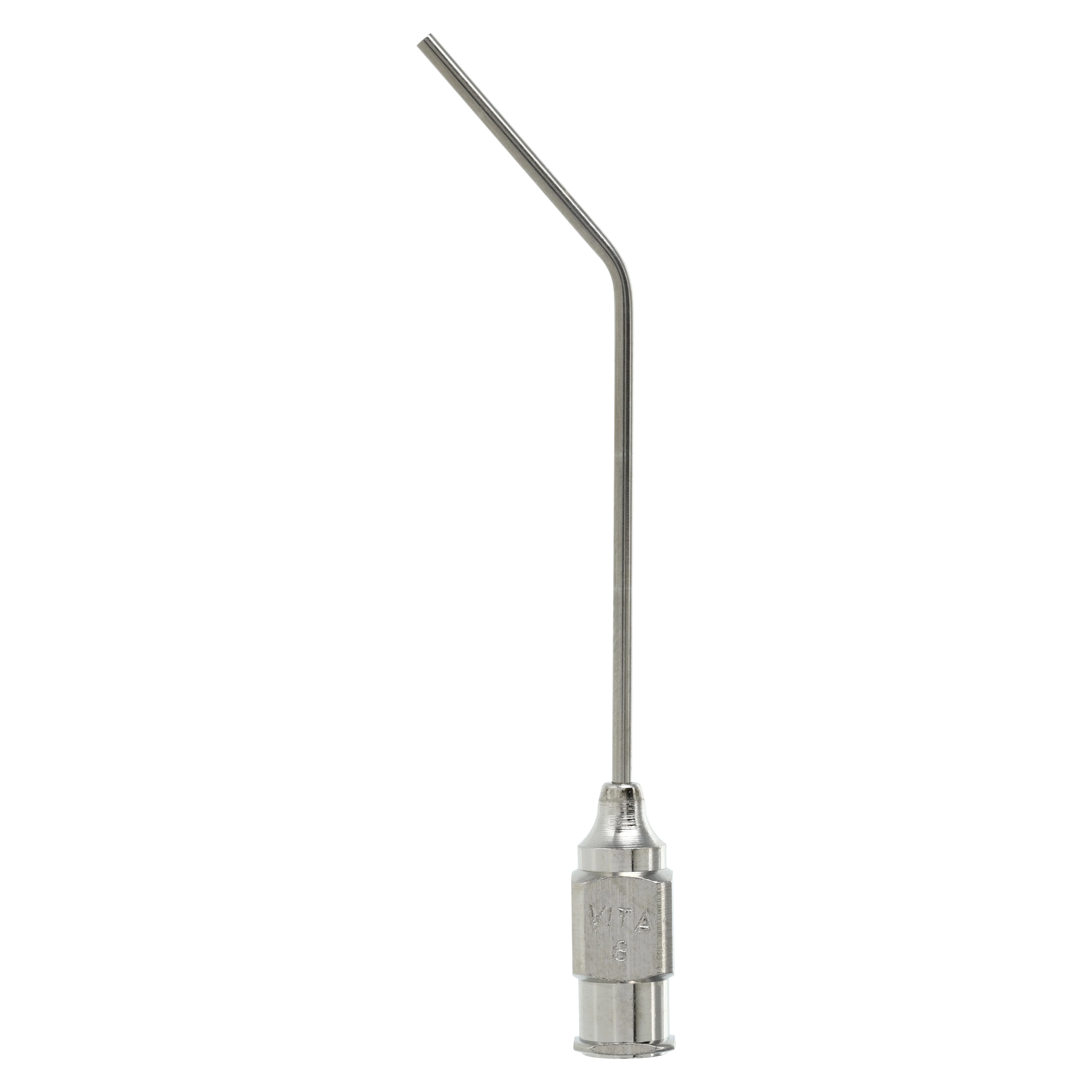 ACE Irrigation Cannulas, Stainless Steel, 2" (5cm), 18 Gauge, 45° Angle, Luer Slip, Non-Sterile Reusable, Each