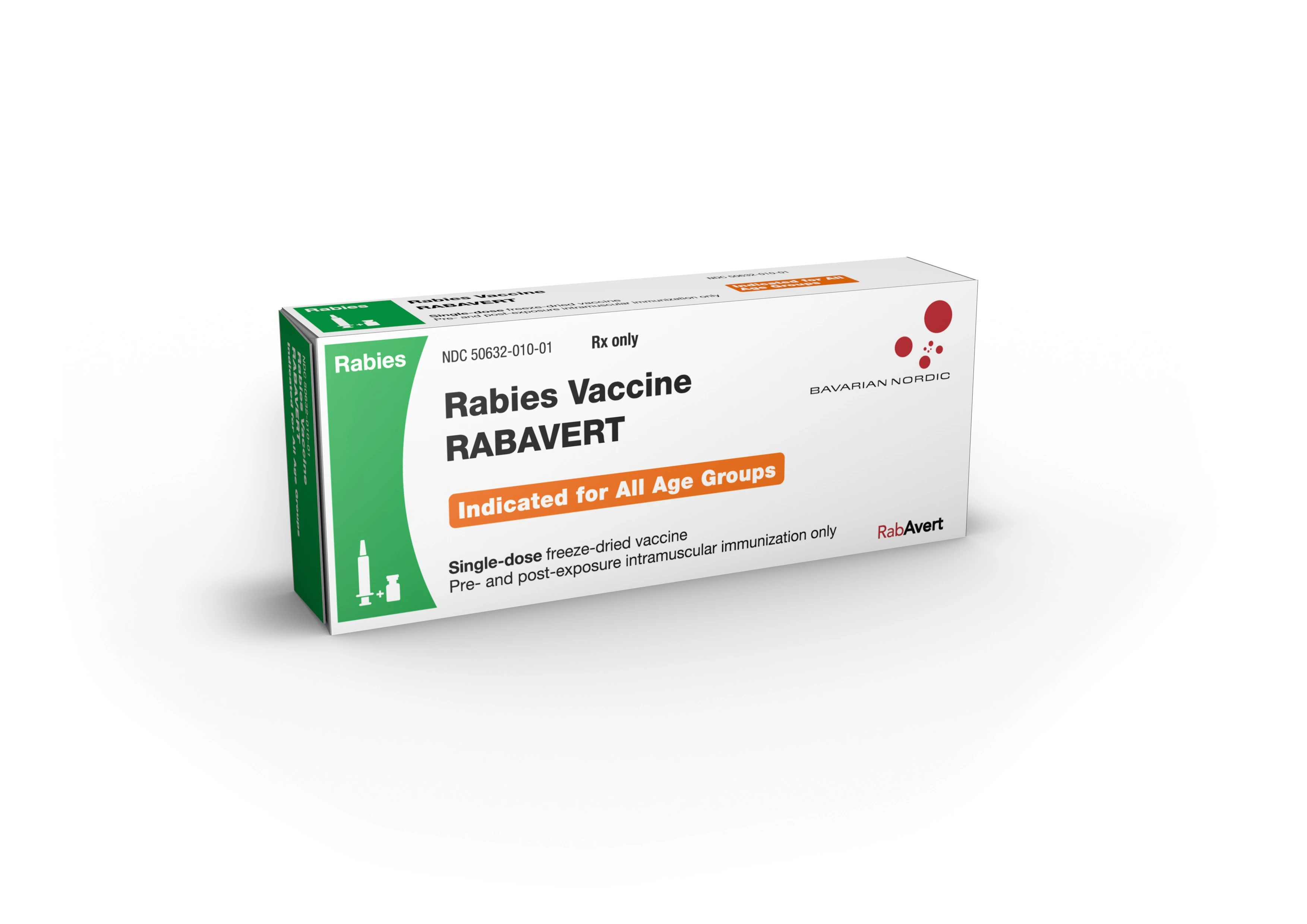 Rabavert (Rabies Vaccine), 1 mL Single-Dose Vial, for Injection