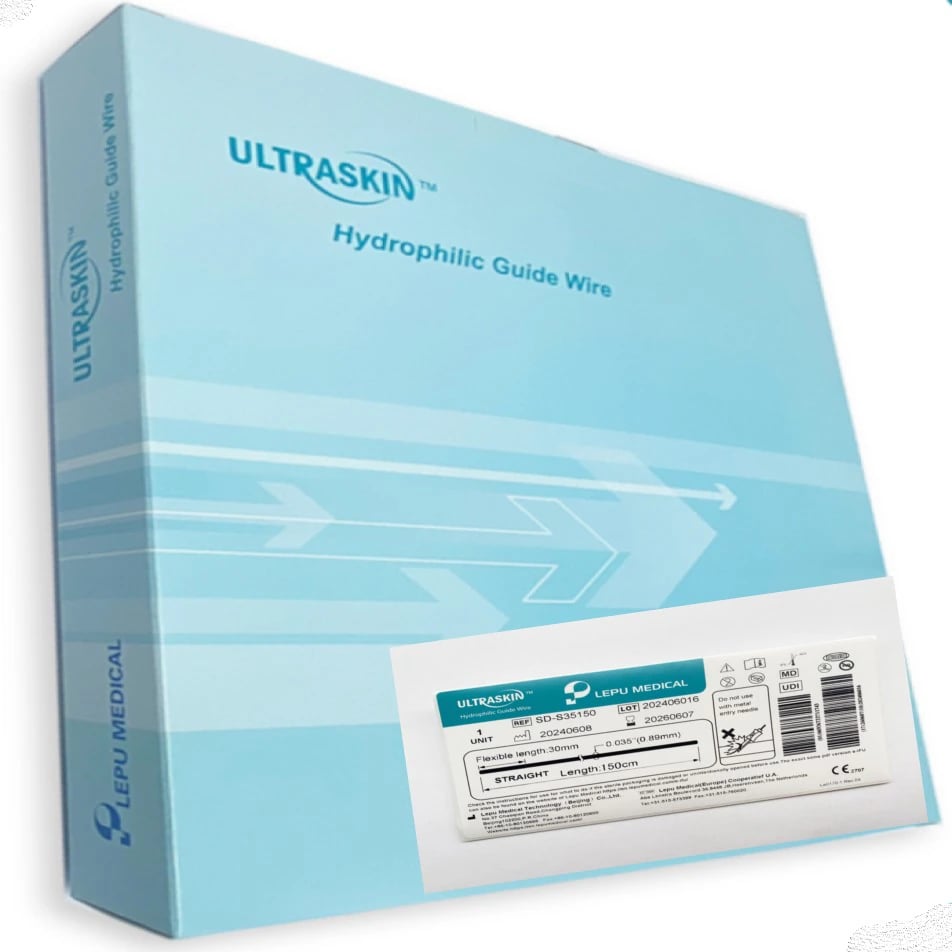 Ultraskin Hydrophilic Guidewire, Straight