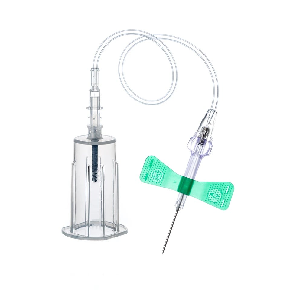 Greiner Bio-One Vacuette Evoprotect Blood Collection Set, 21G x 3/4", Safety with Holder, Sterile, 540/Case