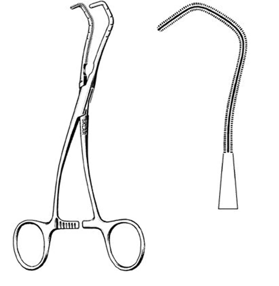 Sklar Cooley-Derra Anastomosis Clamp, 6-1/2"