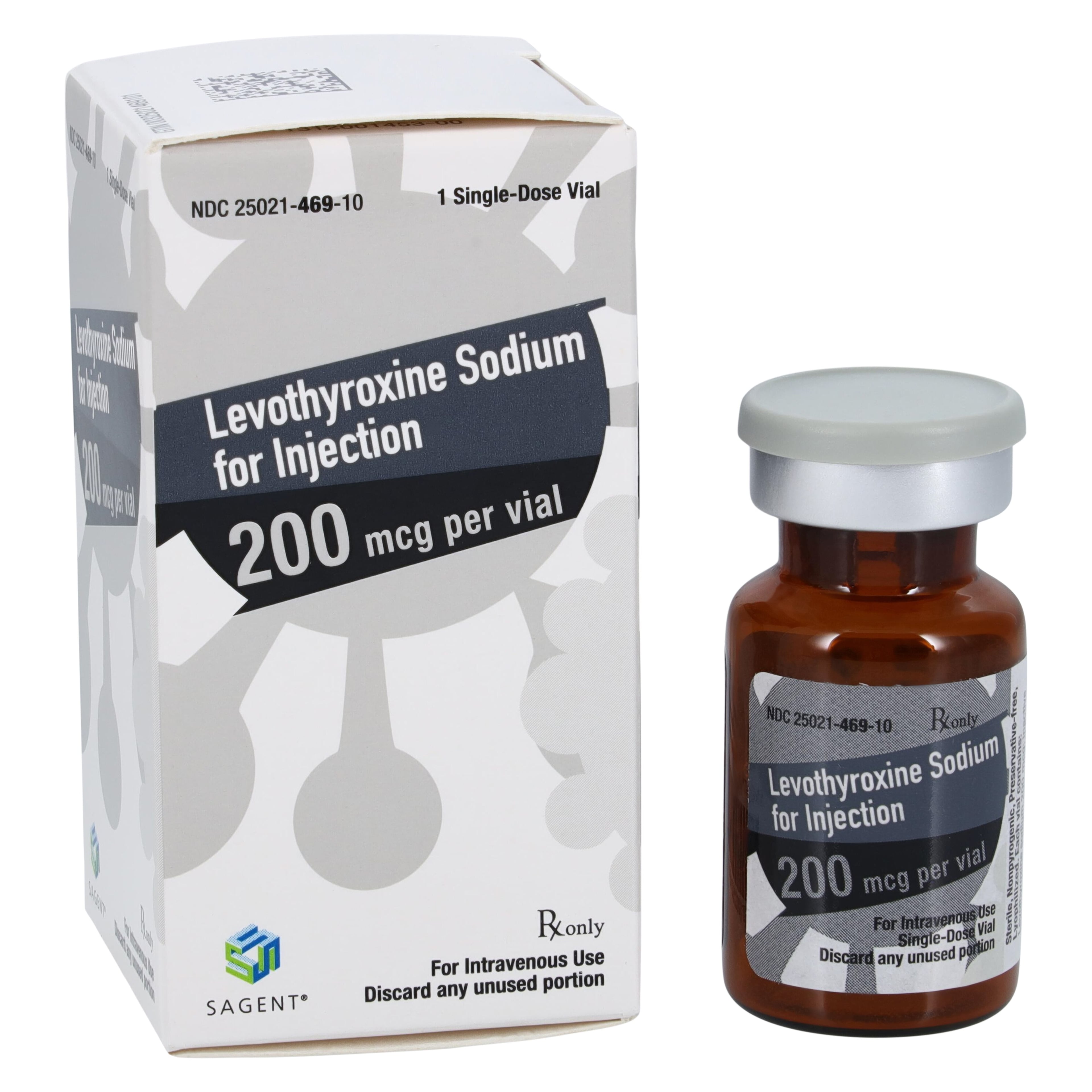 Levothyroxine Sodium Lyophilized Powder Injection 200mcg/vial SDV, 01KT0J07V9M46K6ZW1A1VPYA4G
