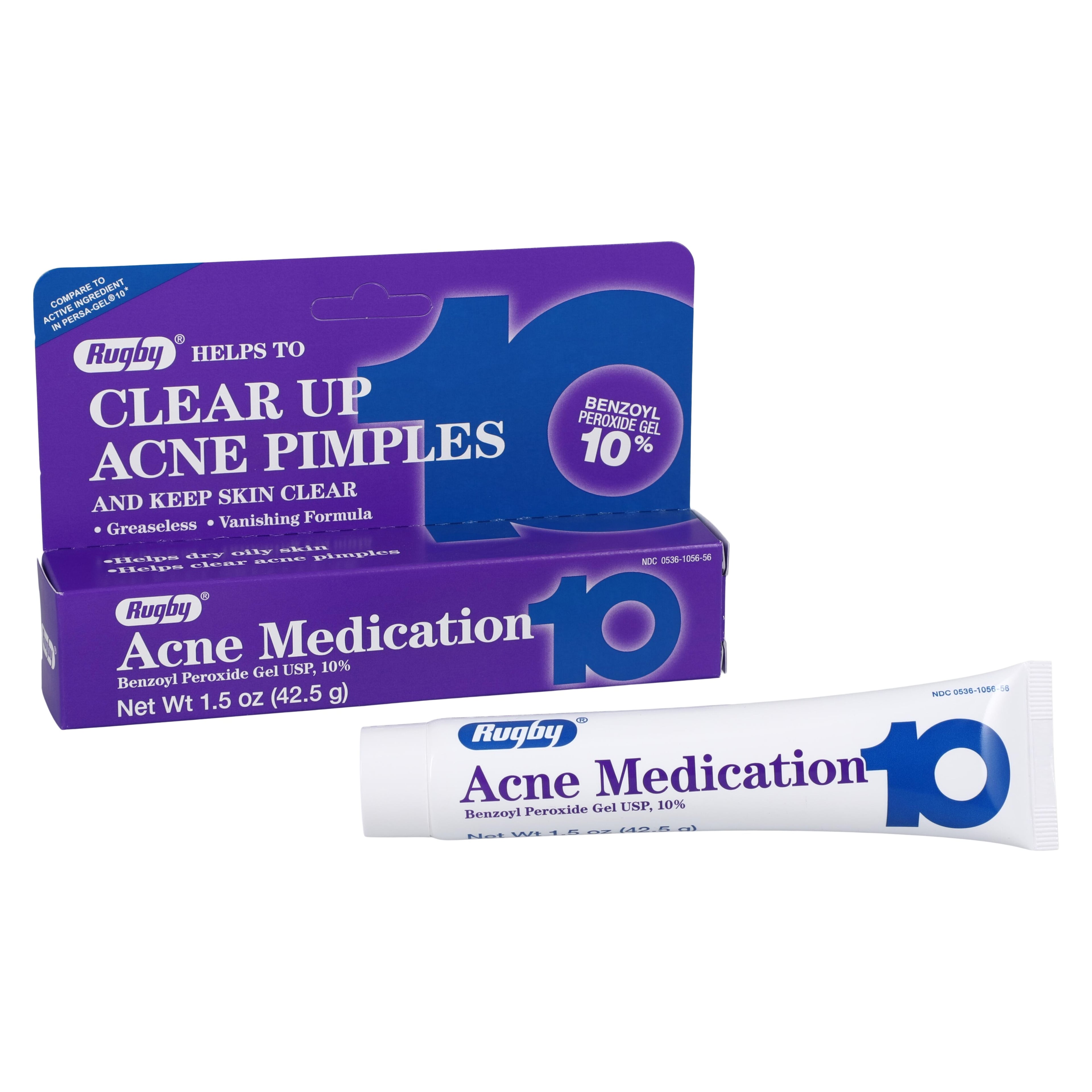 Benzoyl Peroxide Gel 10%, 1.5 oz Tube
