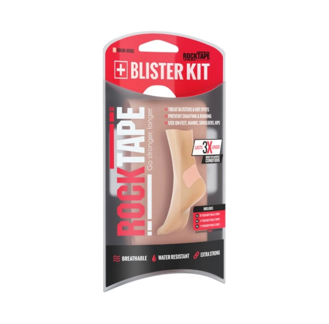 RockTape Blister Kit, Assorted Beige, 97% Cotton/3% Nylon, 16/Kit