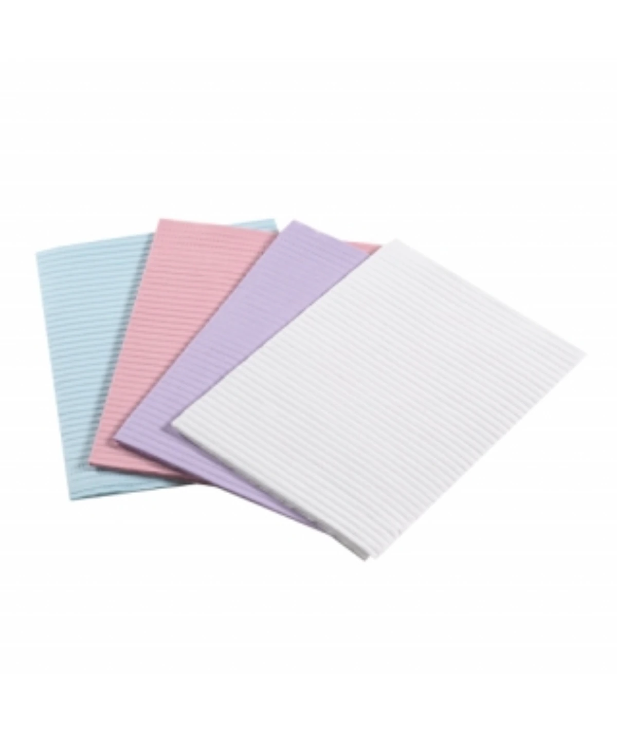 Crosstex Sani-Tab Chain-Free Patient Towel, 3-Ply Tissue with 1-Ply Poly, White, 13" x 19", 400/Case, WPXWHT
