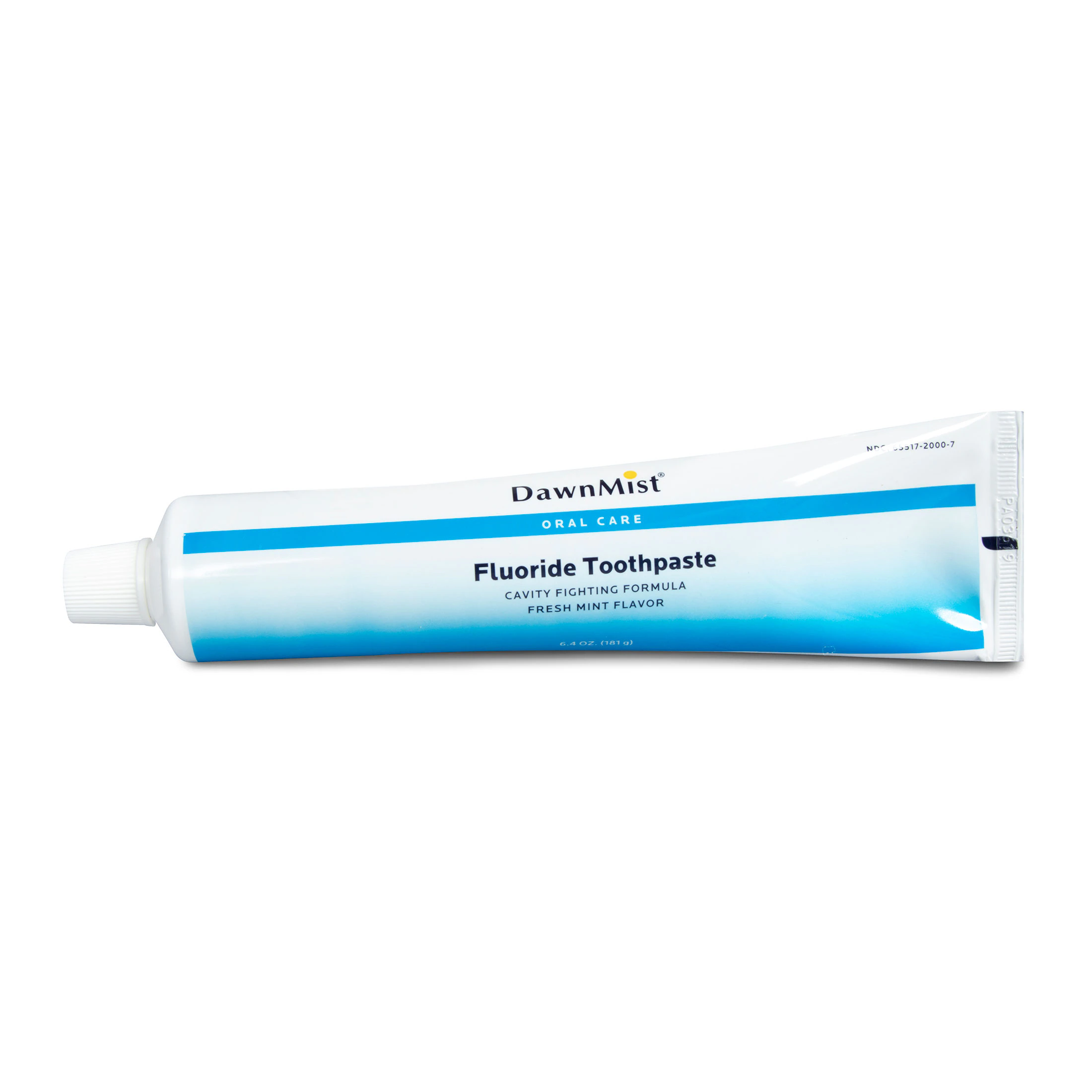 DawnMist Anti Cavity Mint Toothpaste, 6.4 oz Tube, 48/Case