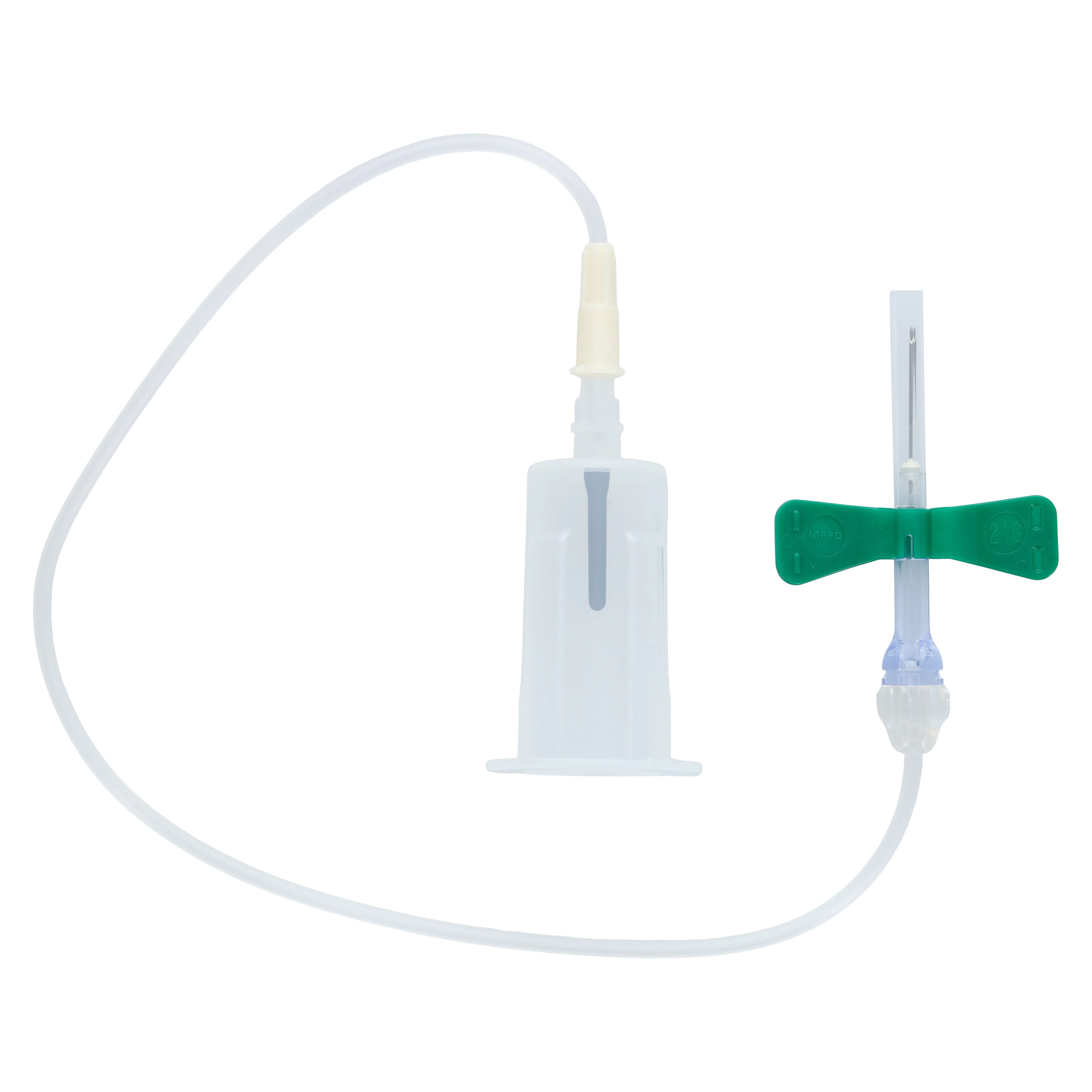 Greiner Bio-One Vacuette Blood Collection Set, 21G x 3/4", Safety Green, 35/Box