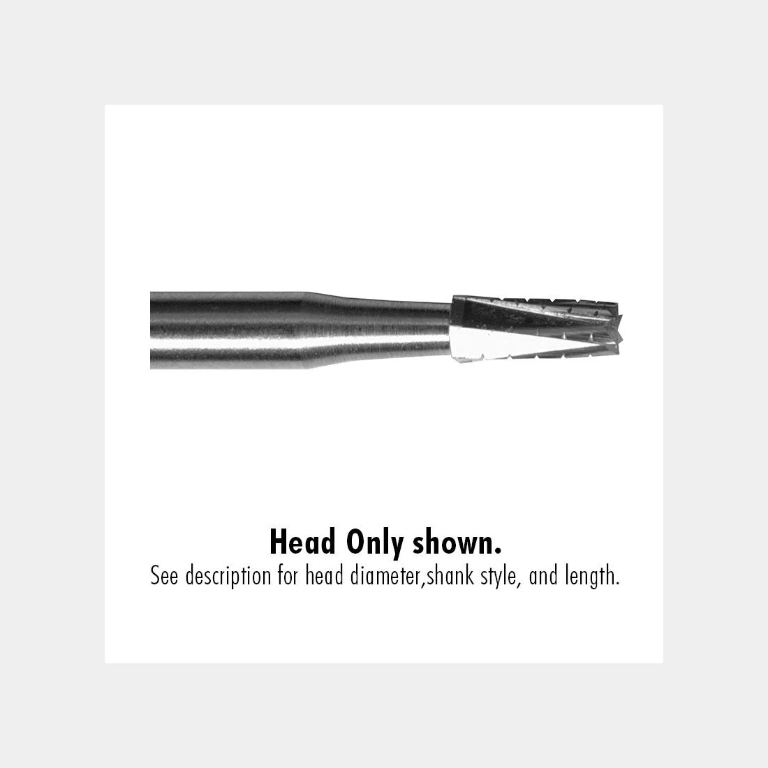 Ace Surgical Bur 703 Taper, 2.1mm Head, 5 Flute, 44mm, 10/Pk