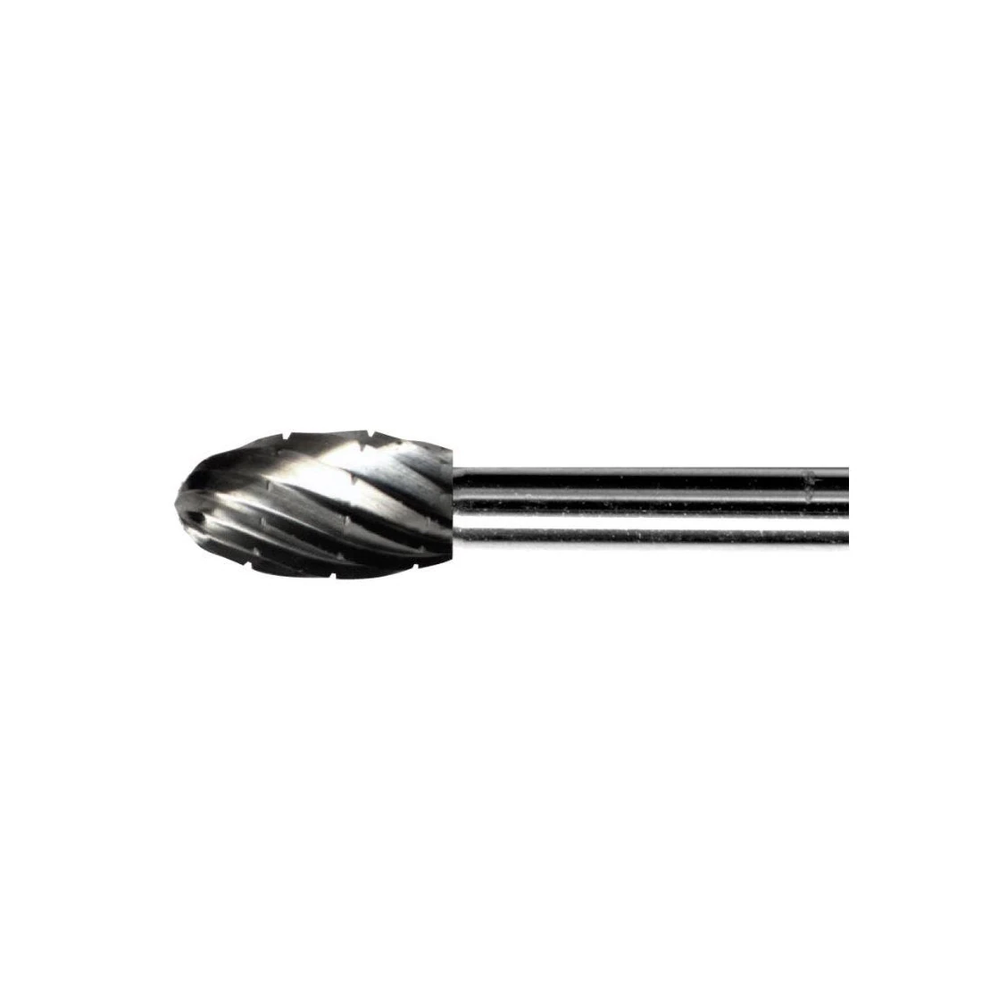 Ace Surgical Bur Bone Cutter, 4-Head, 9 Flute, 6mm Shank, 44mm Length