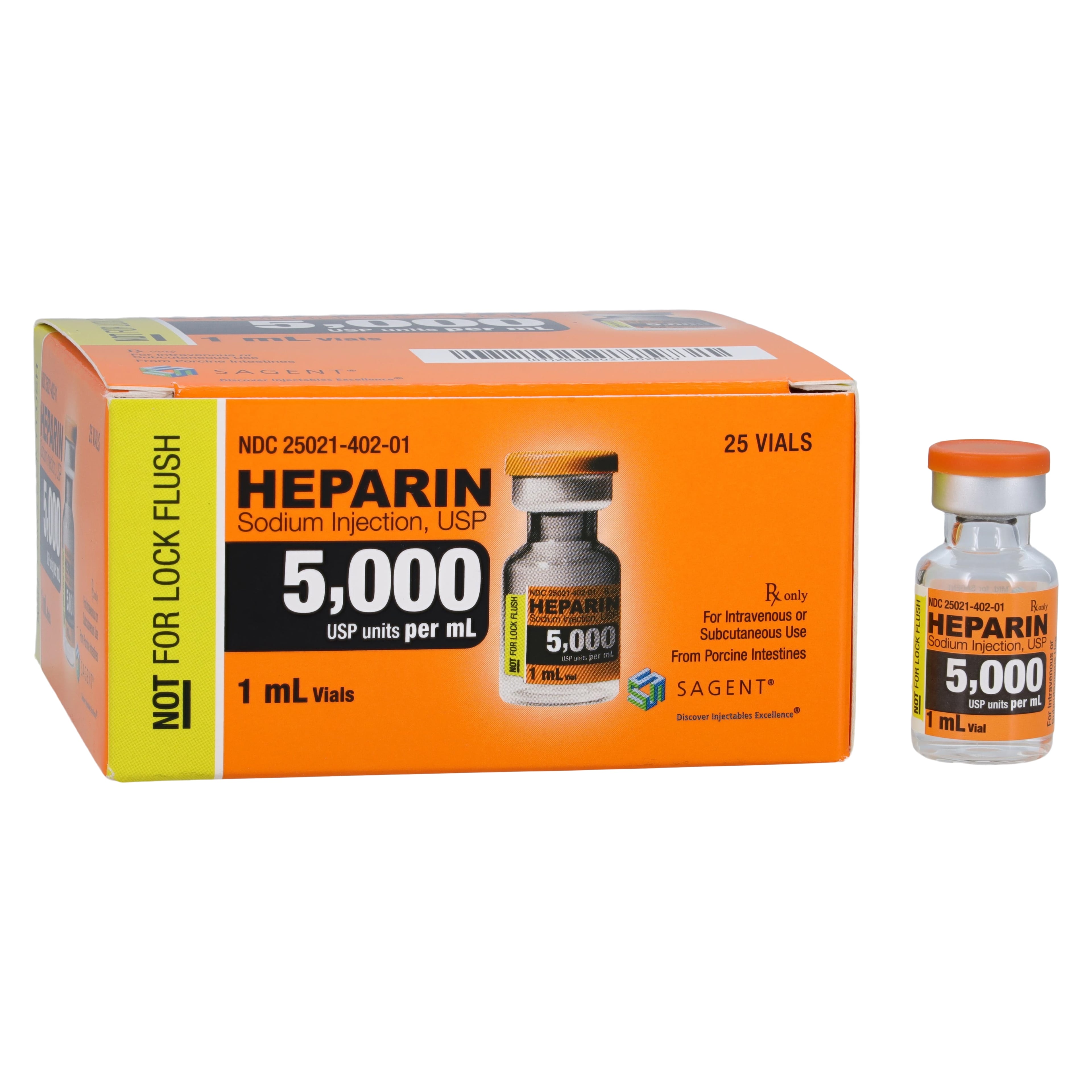 Heparin Sodium (Pork) Injection 5mu/mL MDV 1mL 25/Package, 01KEZKNQ2BJ3R349DGP17T8WF8