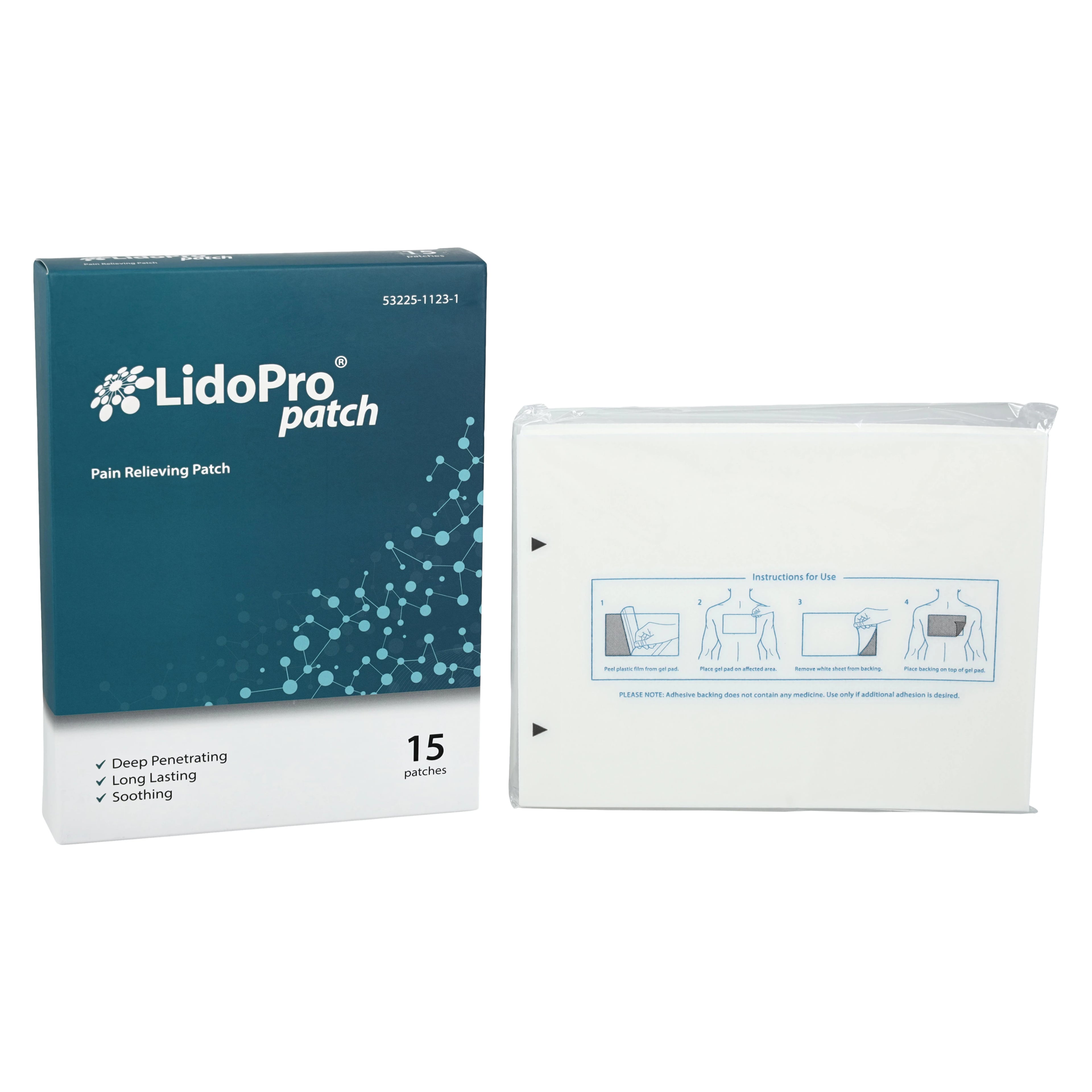 LidoPro Patch (Lidocaine 4% Medicated Patch), 15/Box