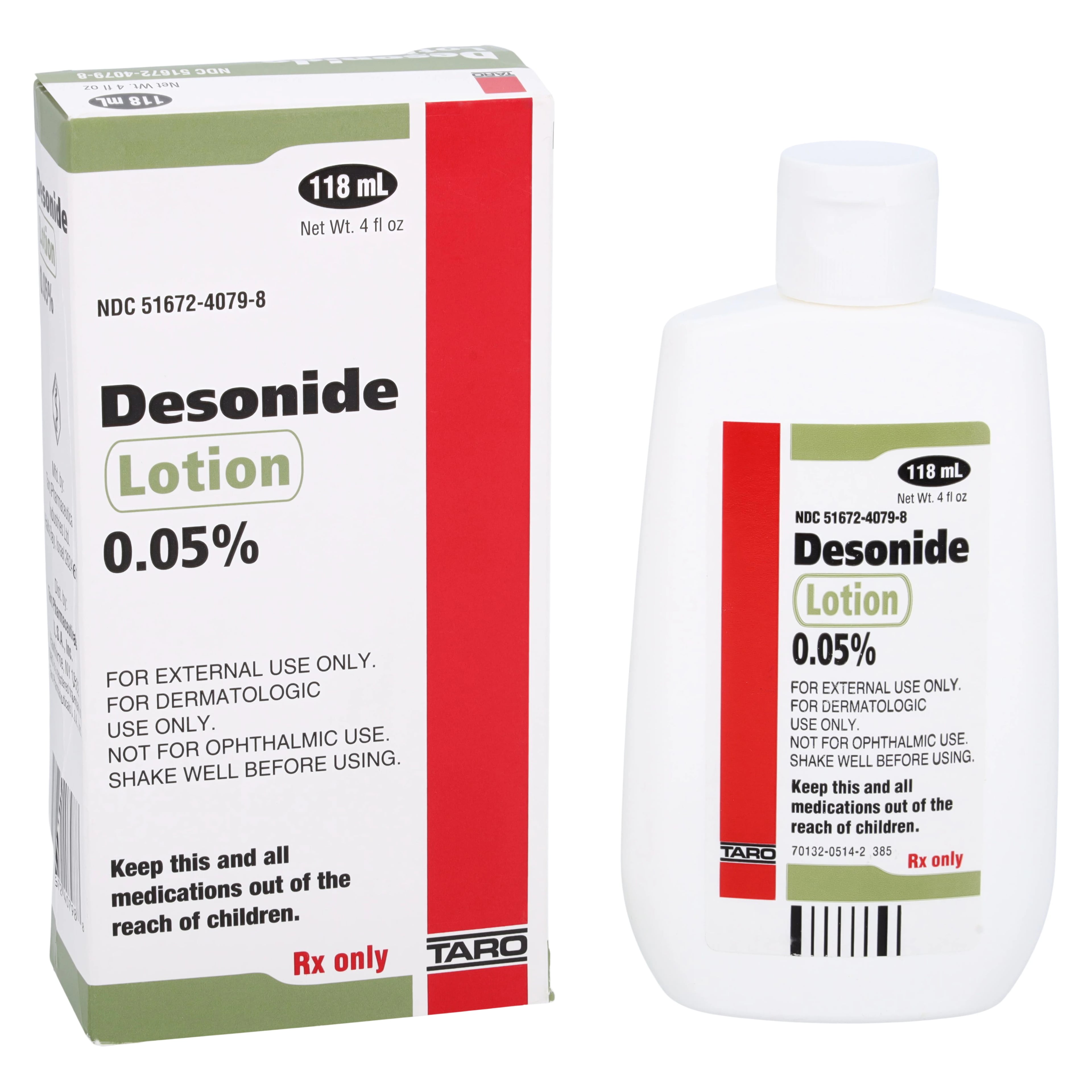 Desonide Topical Lotion 0.05%, 118 mL Bottle (Taro Pharmaceutical)