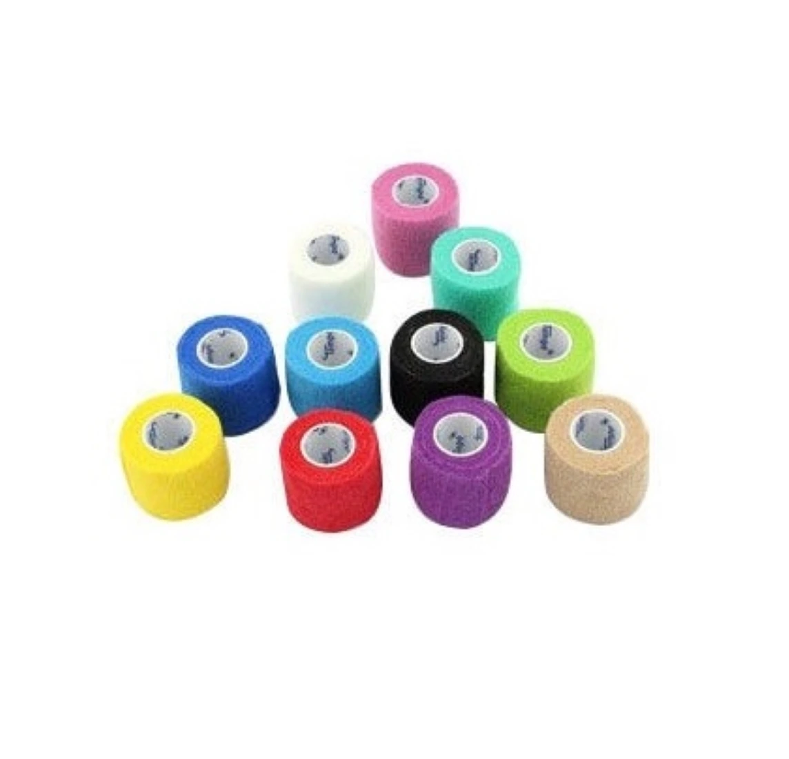 Co-Ease Cohesive Bandage Elastic, 2" x 5yd, Assorted Colors, Non-Sterile, 36/Box