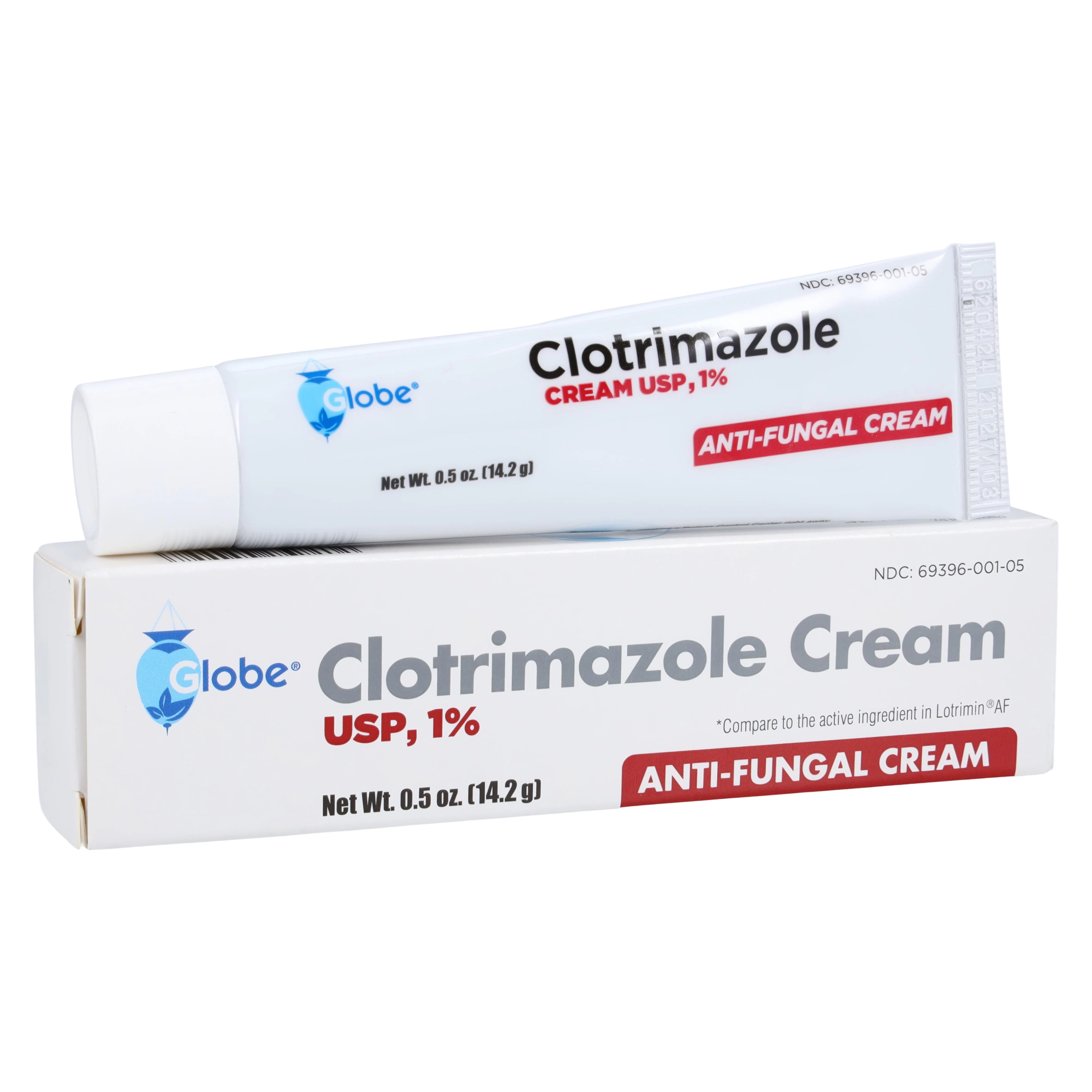Clotrimazole Topical Cream OTC, 1%, 0.5 oz Tube