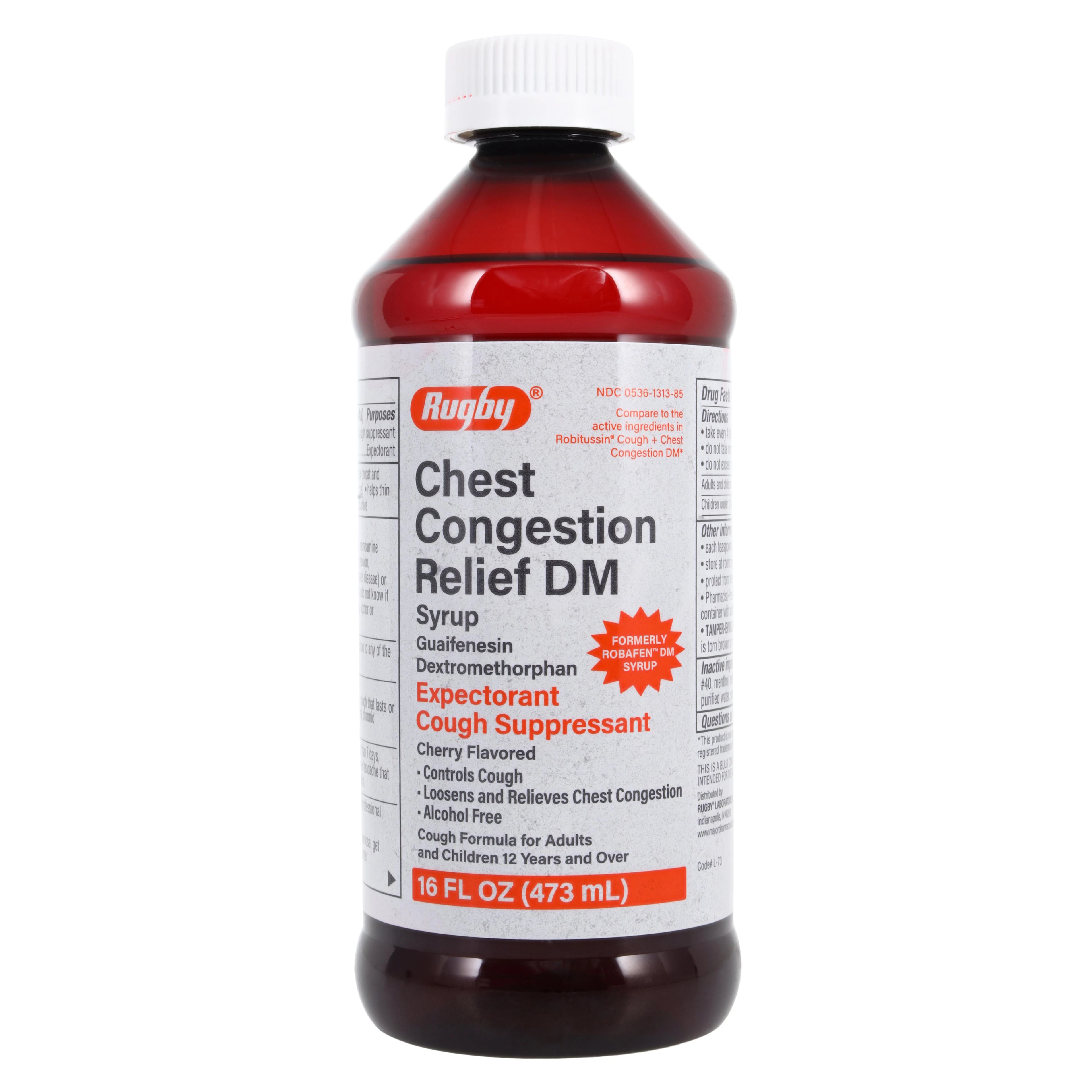 Guaifenesin DM Oral Syrup, 100mg/10mg per 5mL, 16 oz Bottle