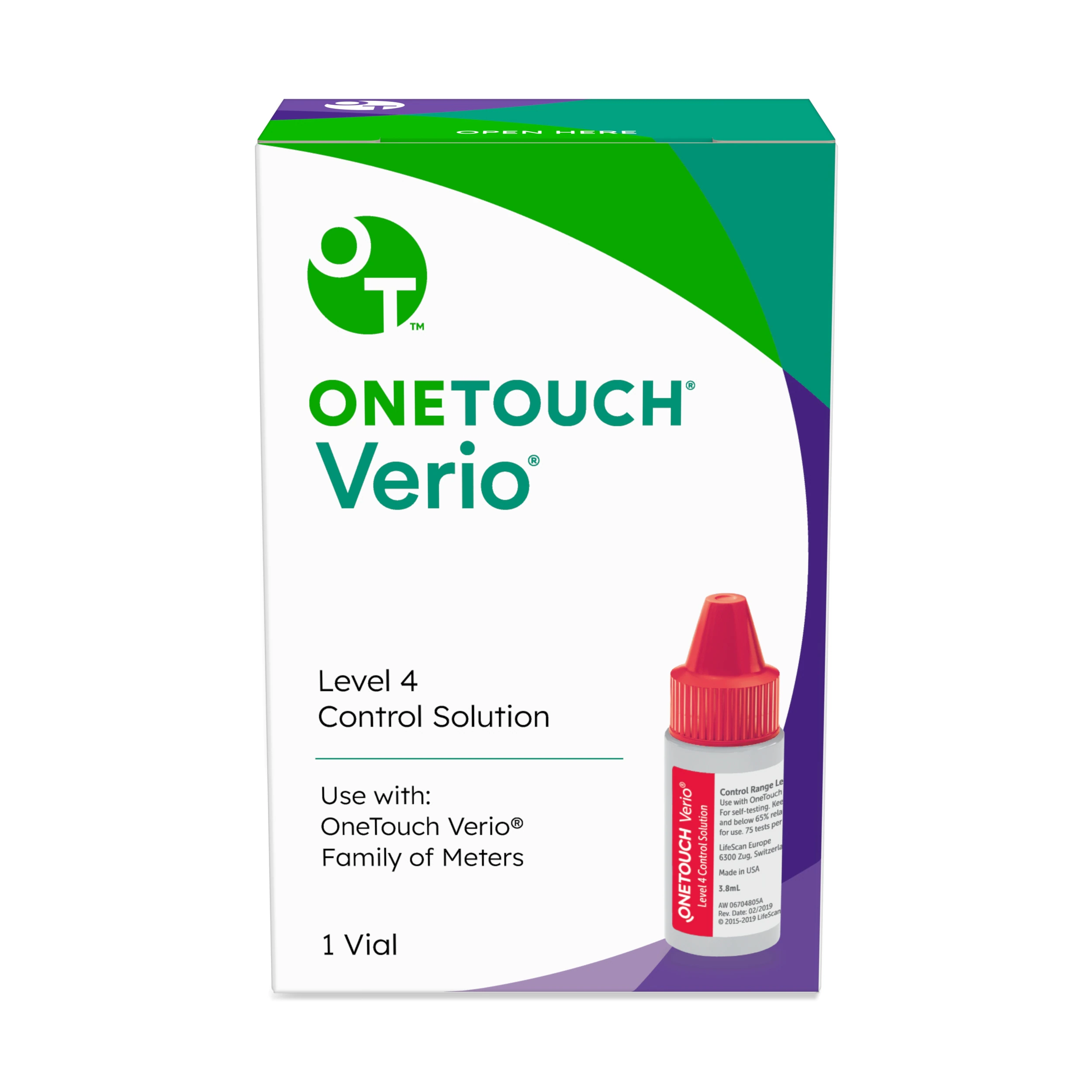 OneTouch Verio Level 4 Control Solution, 2.5 mL, 1 Each