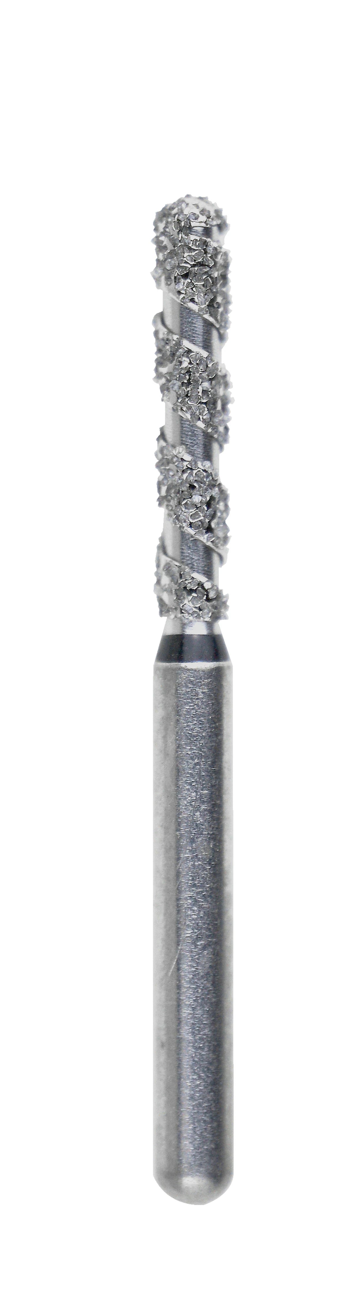 NeoDiamond NeoSpiral Round End Cylinder FG Diamond Burs, Coarse, 8213.8C, 25/Box