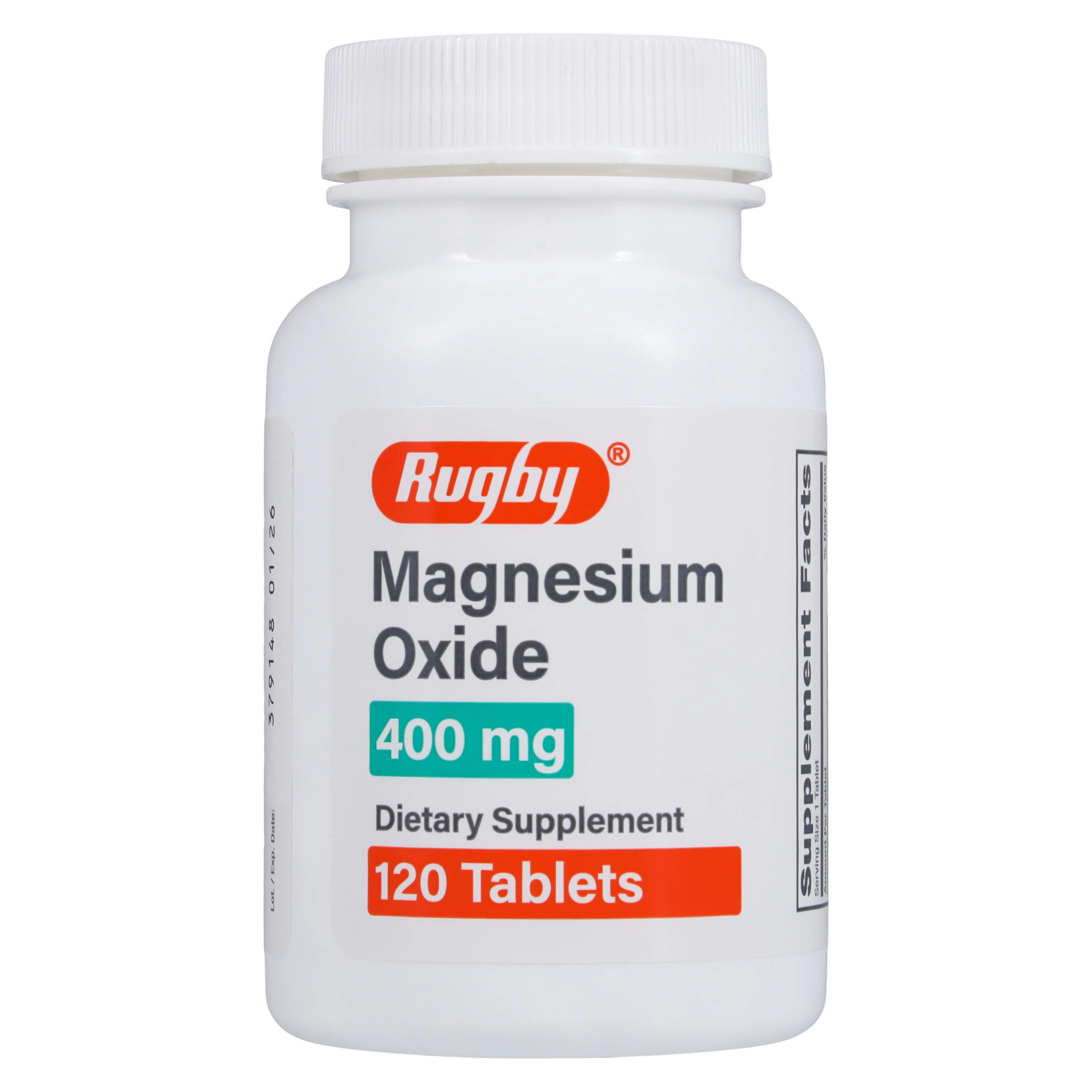 Magnesium Oxide Tablets 400mg, 120 Count Bottle