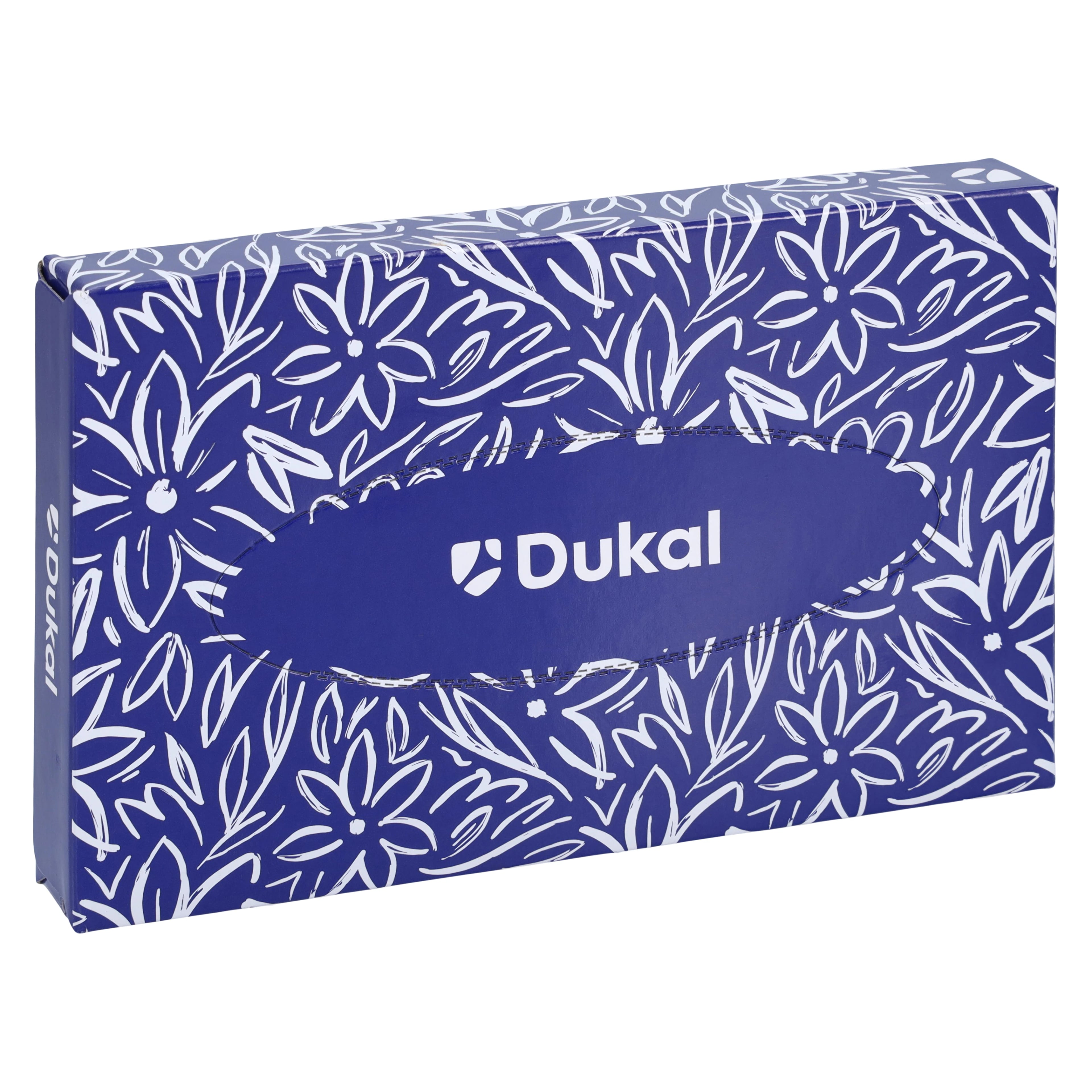Dukal Facial Tissues Standard 2-Ply, White, 5.7 in x 7 in, 40/Box