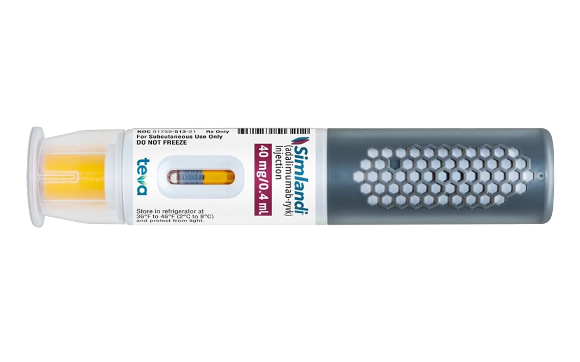 Simlandi (adalimumab-adaz) Injection 40mg/0.4mL Auto-Injector, 2/Package