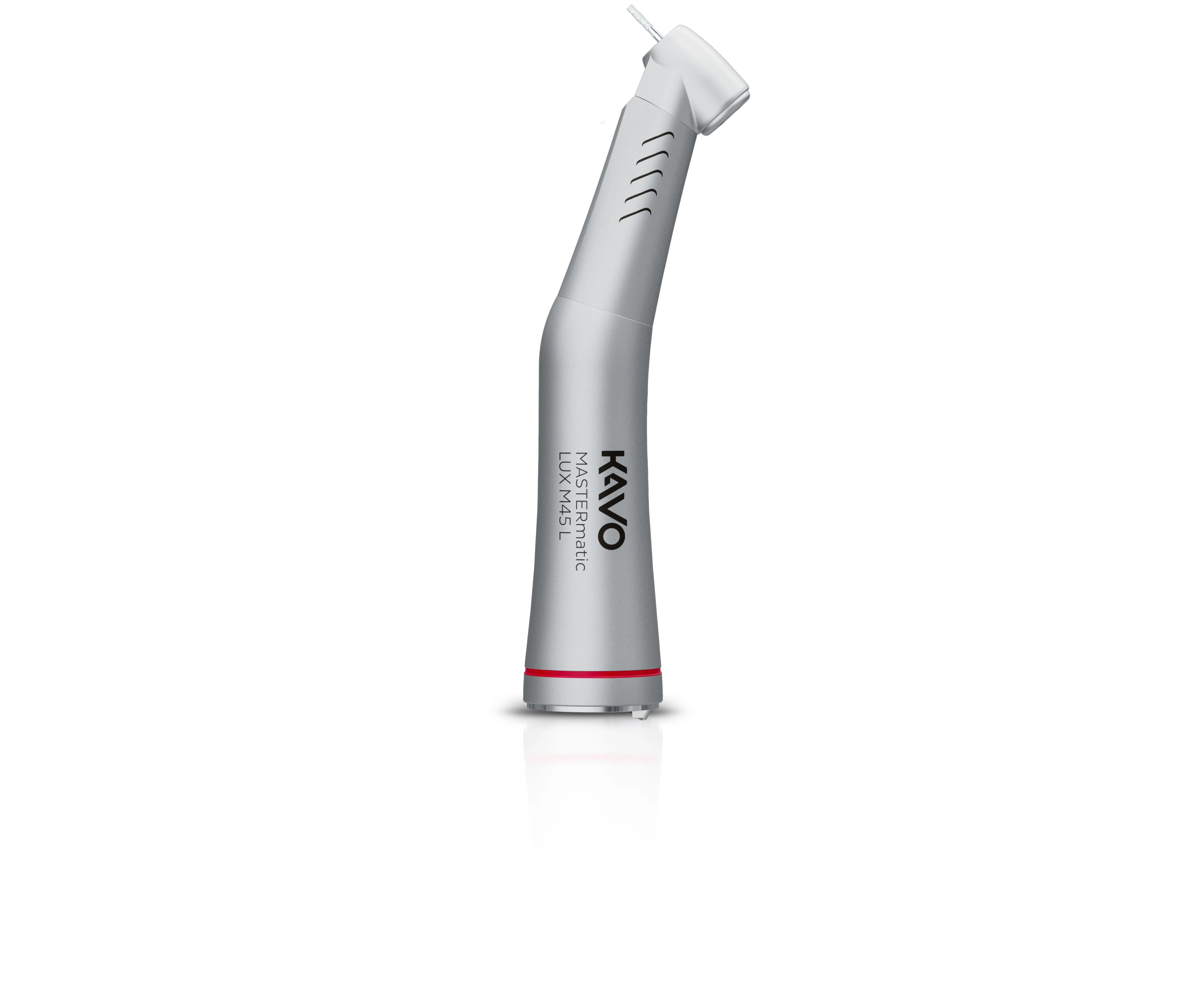 KaVo MASTERmatic LUX M45 L High Speed Handpiece Attachment, 45° Angle, Autochuck, Cellular Optic, 1.014.0280