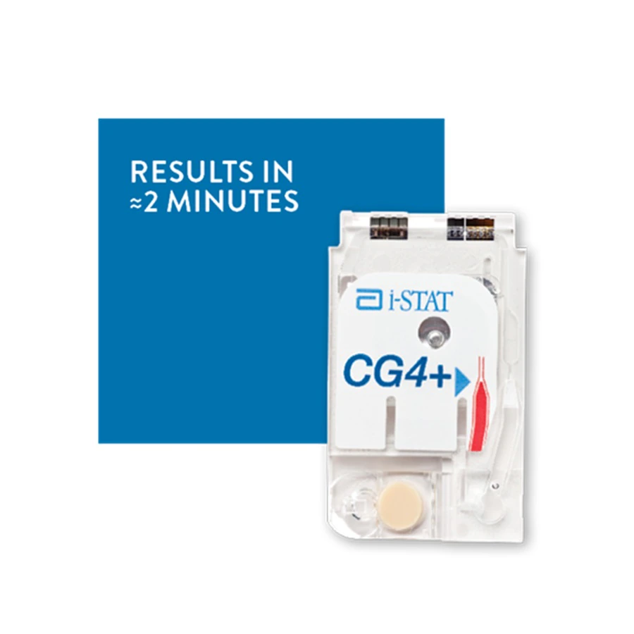 Abbott iSTAT CG4+ Cartridge, White, 25/Box