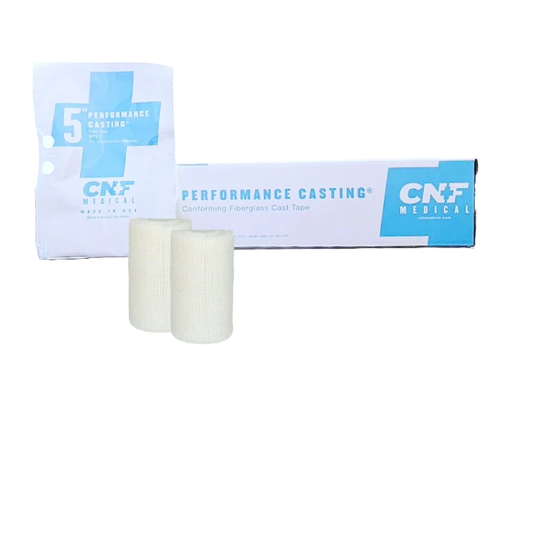 Performance Casting Fiberglass Cast Tape, White, 5" x 4 yd